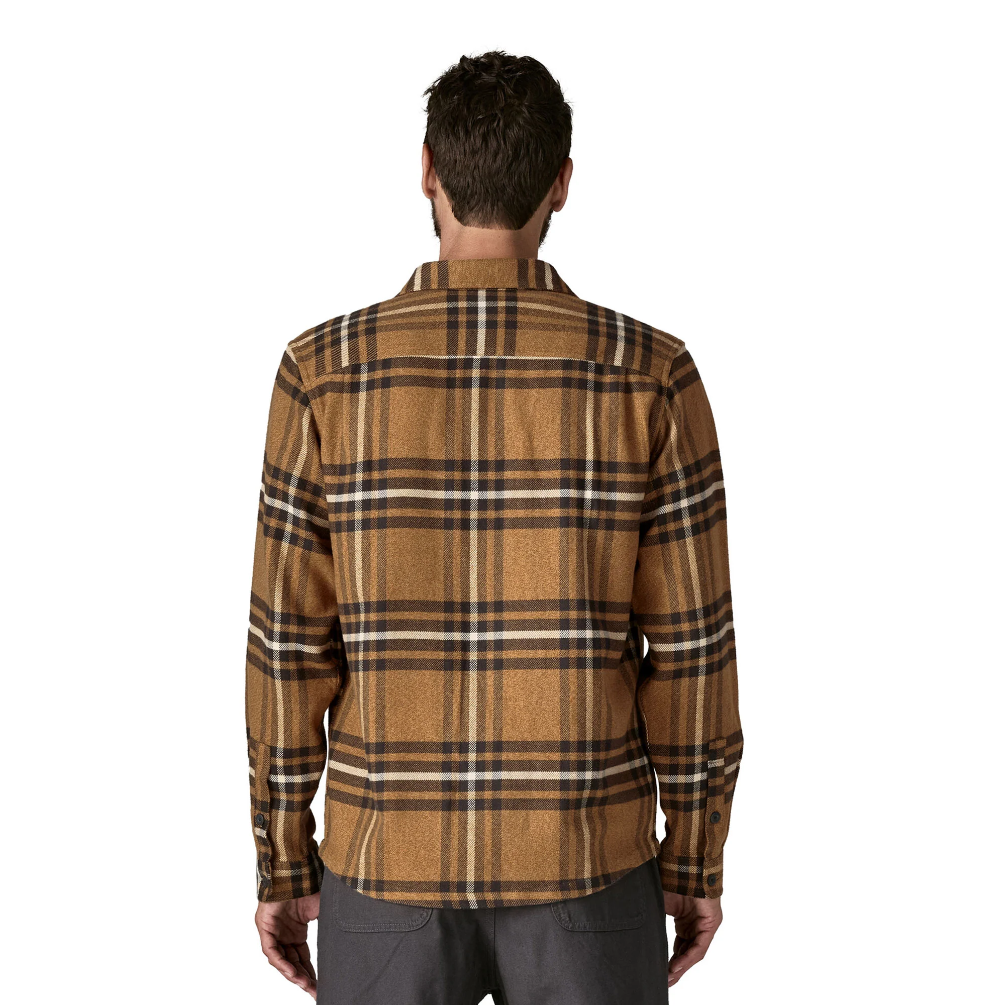 Patagonia Fjord Flannel Shirt Catch: Deer Brown - Image 2