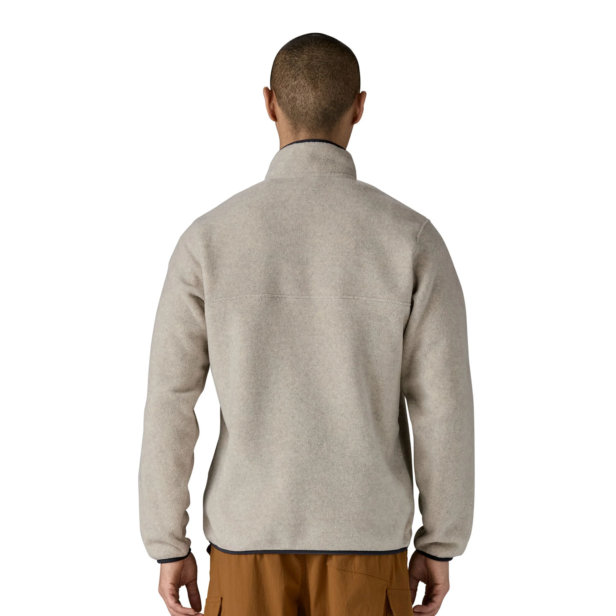 Patagonia LW Synch Snap-T P/O Oatmeal Heather/Smolder Blue - Image 2