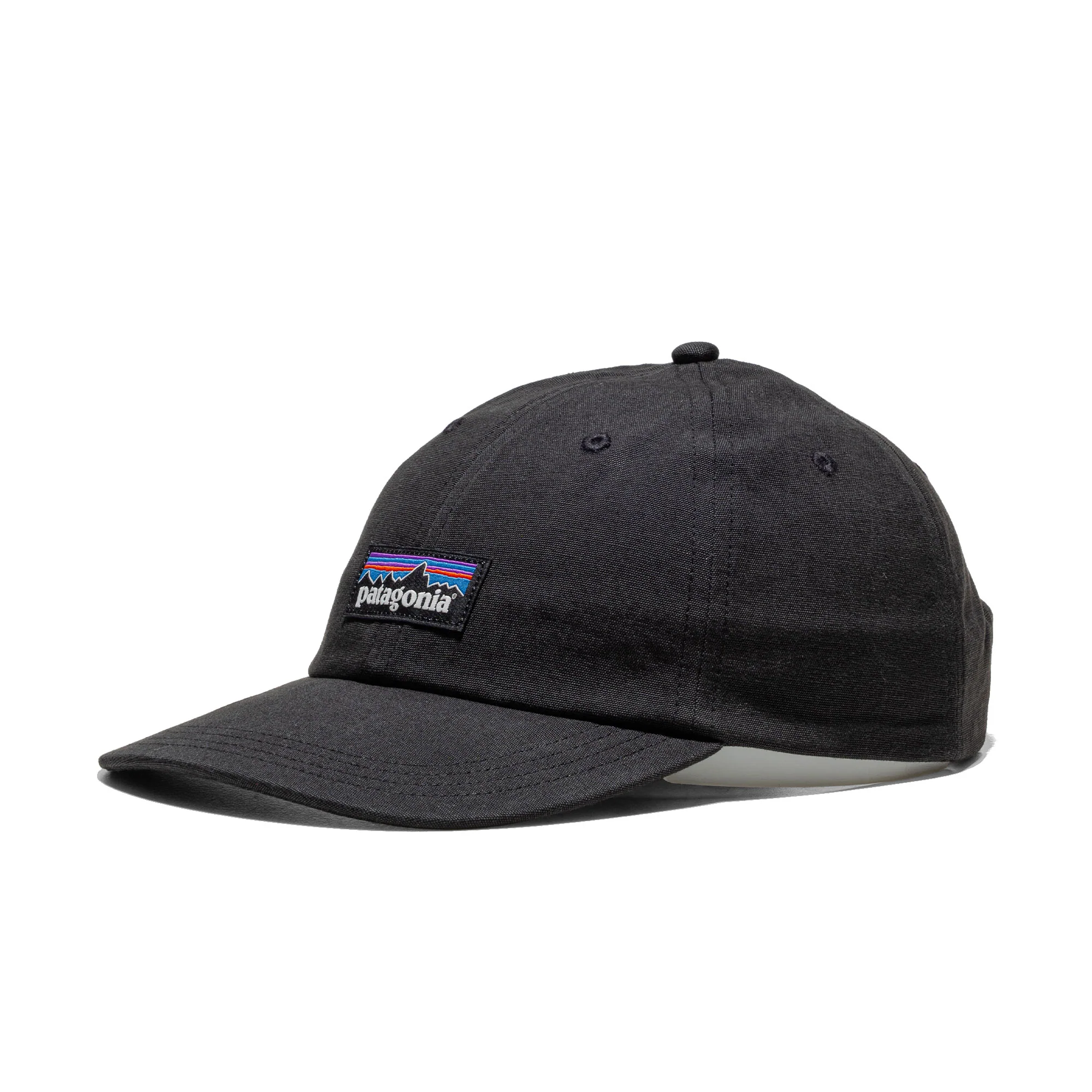 Patagonia P-6 Label Trad Cap Black - Image 2