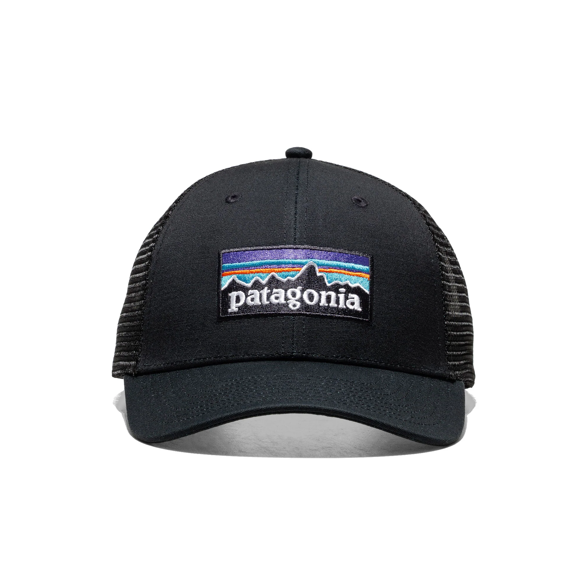 Patagonia P-6 Logo LoPro Trucker Hat Black