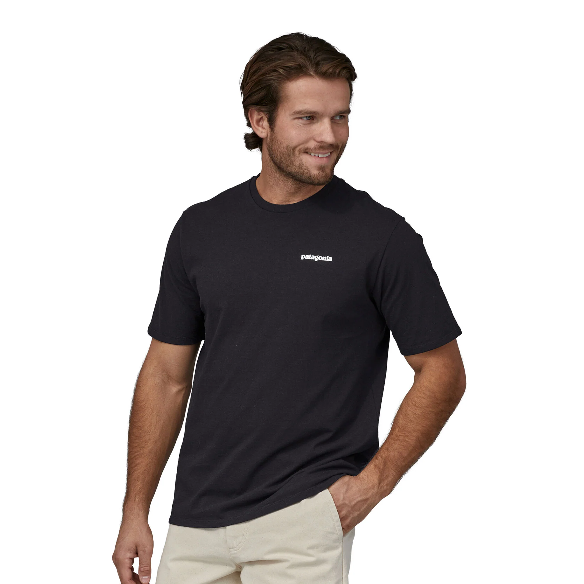 Patagonia P-6 Logo Responsibili-Tee Black