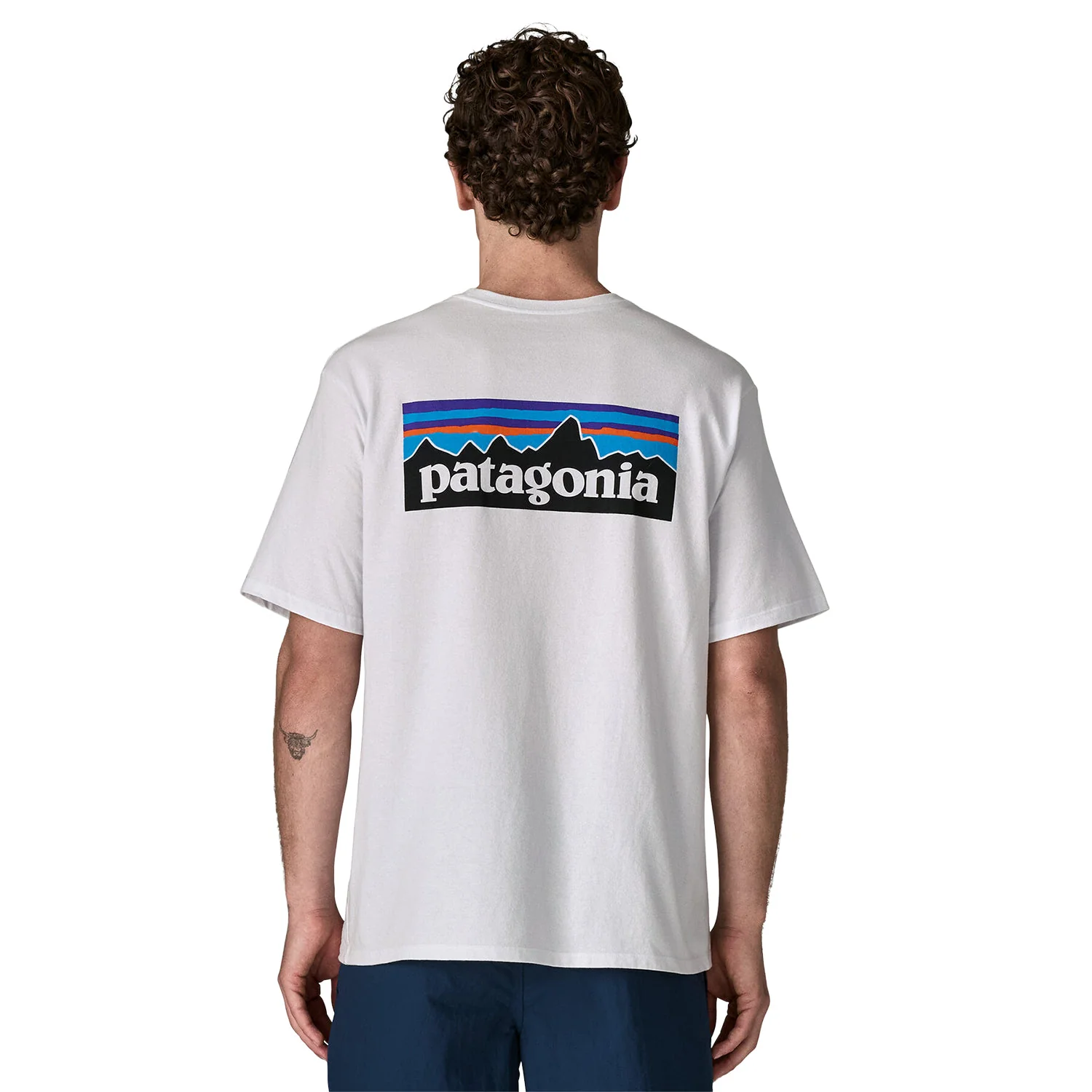Patagonia P-6 Logo Responsibili-Tee White - Image 2