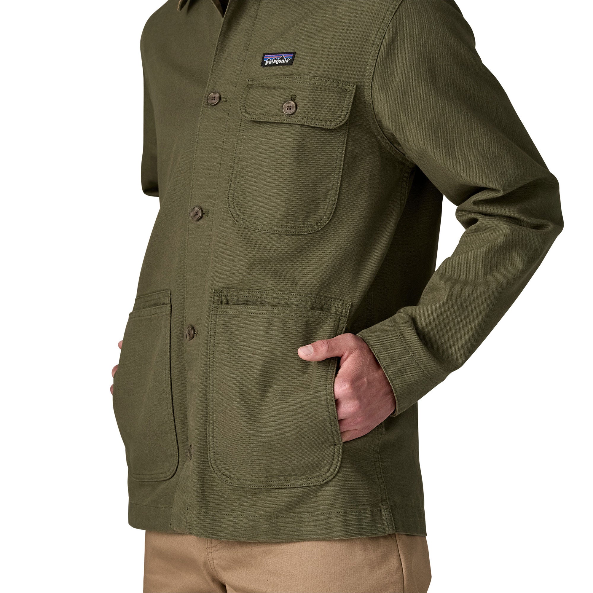 Patagonia Point Reyes Canvas Jacket Basin Green - Image 3