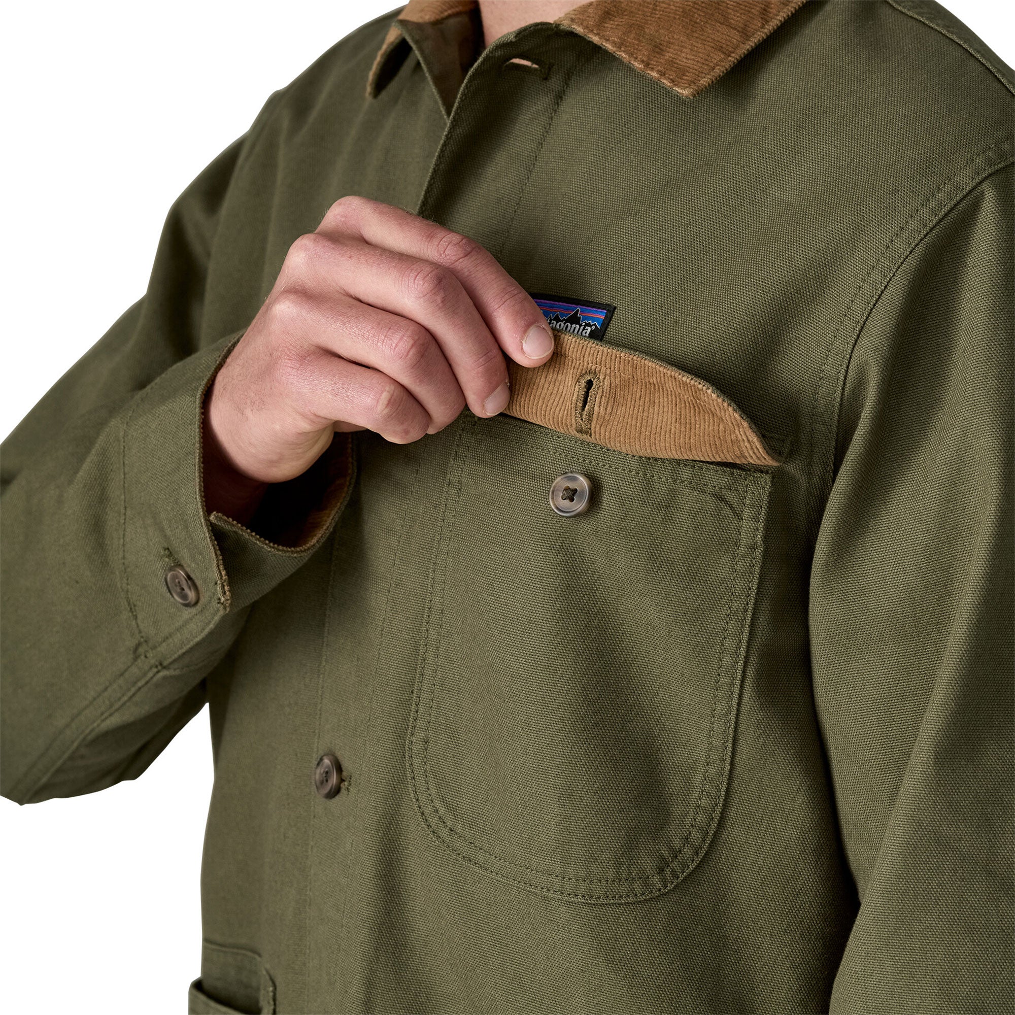 Patagonia Point Reyes Canvas Jacket Basin Green - Image 5