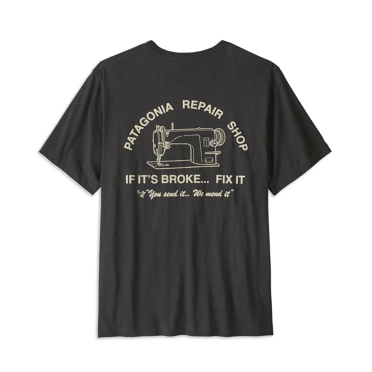 Patagonia Repair Shop T-Shirt Ink Black - Image 2