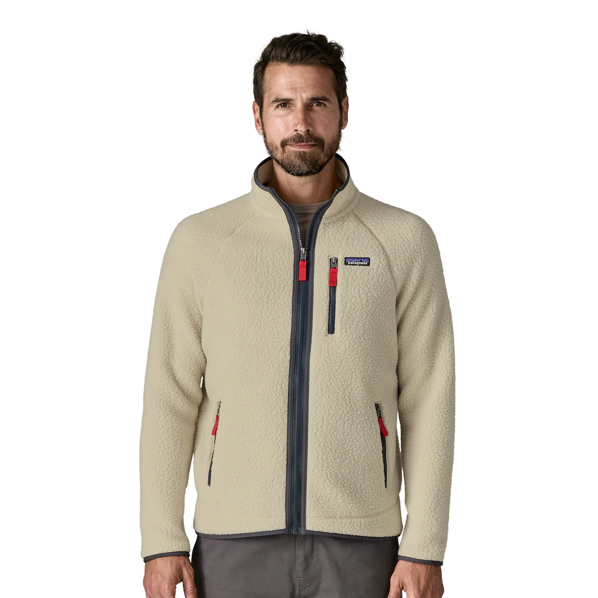 Patagonia Retro Pile Jacket Pelican/Smolder Blue