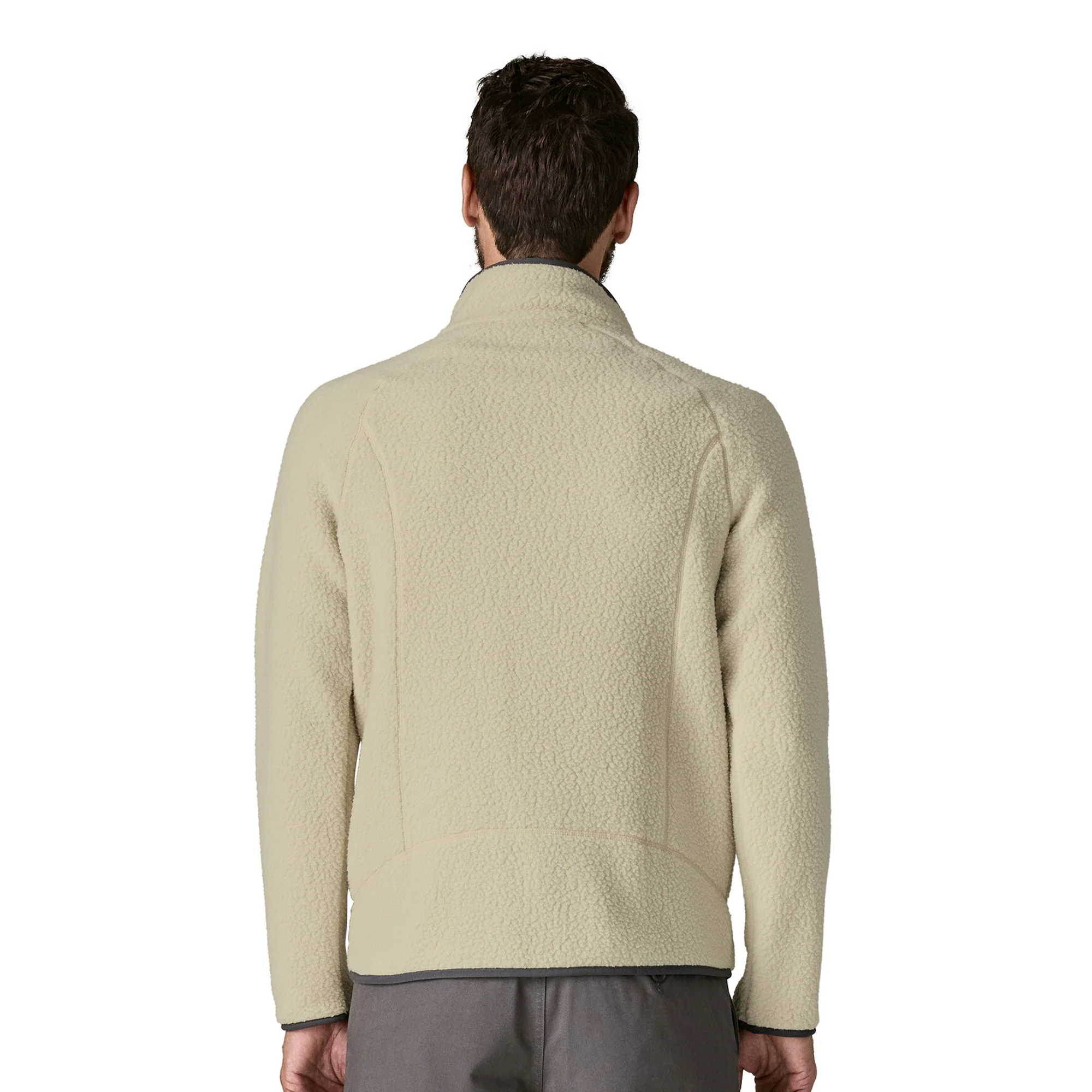 Patagonia Retro Pile Jacket Pelican/Smolder Blue - Image 2