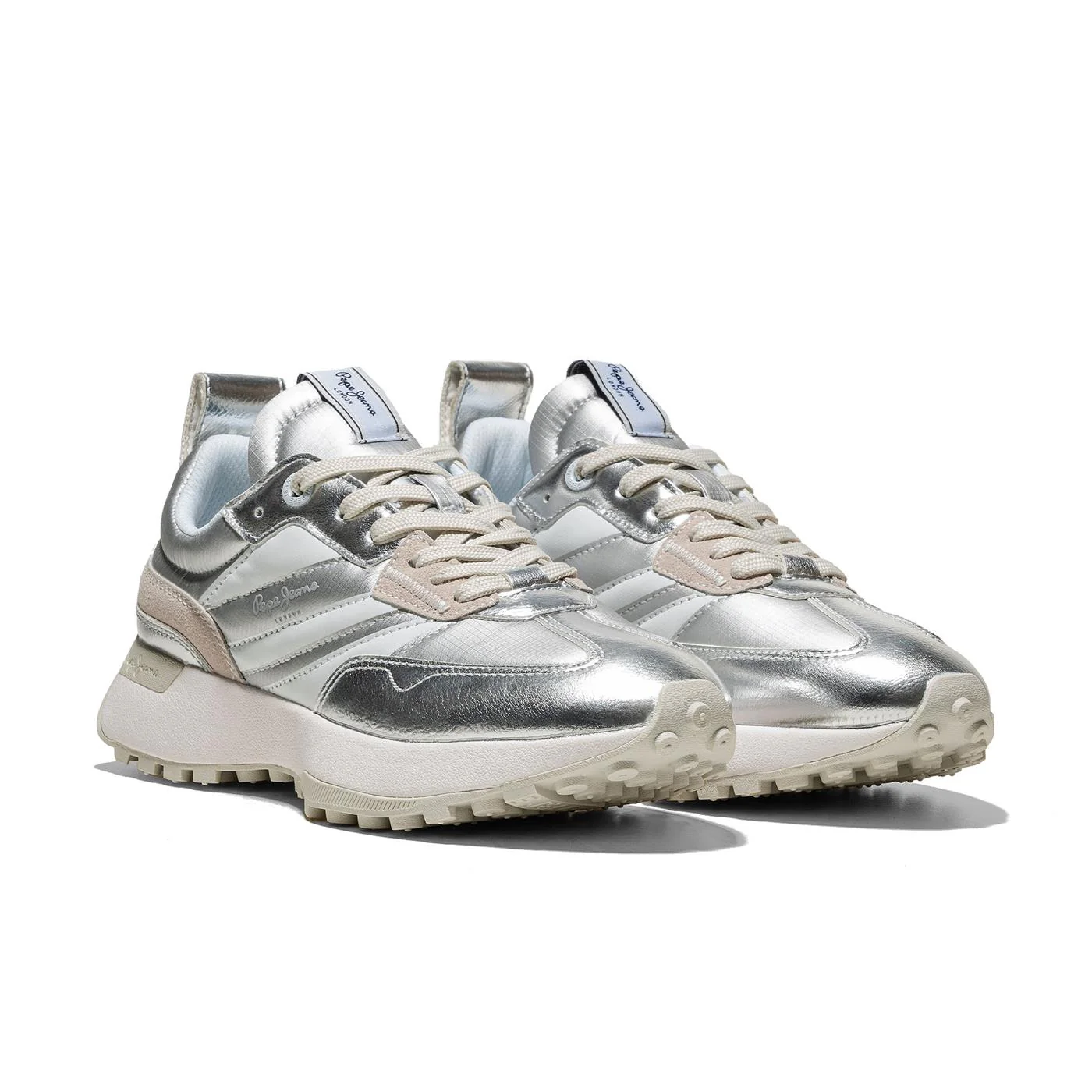 Pepe Jeans Lucky Metallic White - Image 2