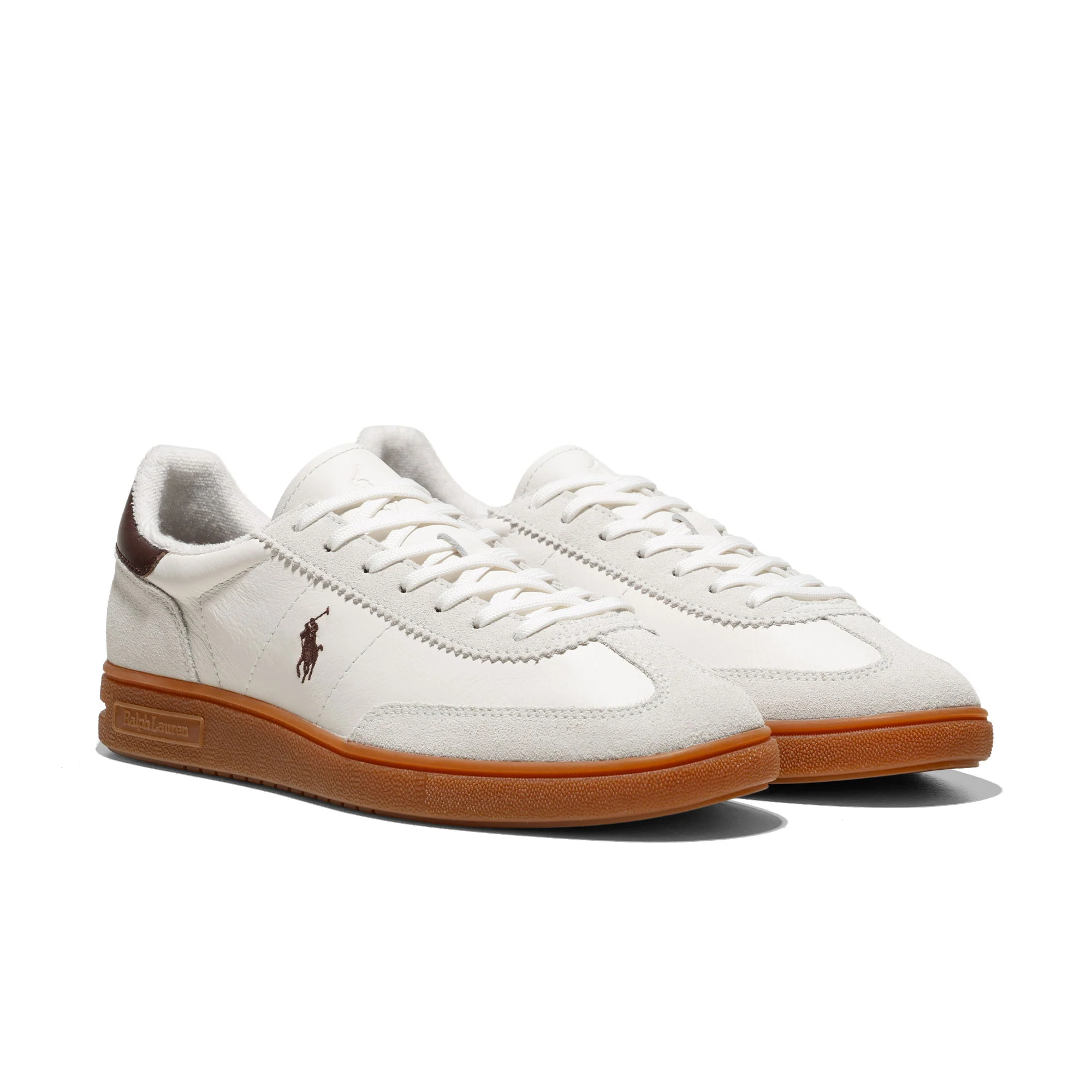 Polo Ralph Lauren Bedford Off White/Dark Brown - Image 2
