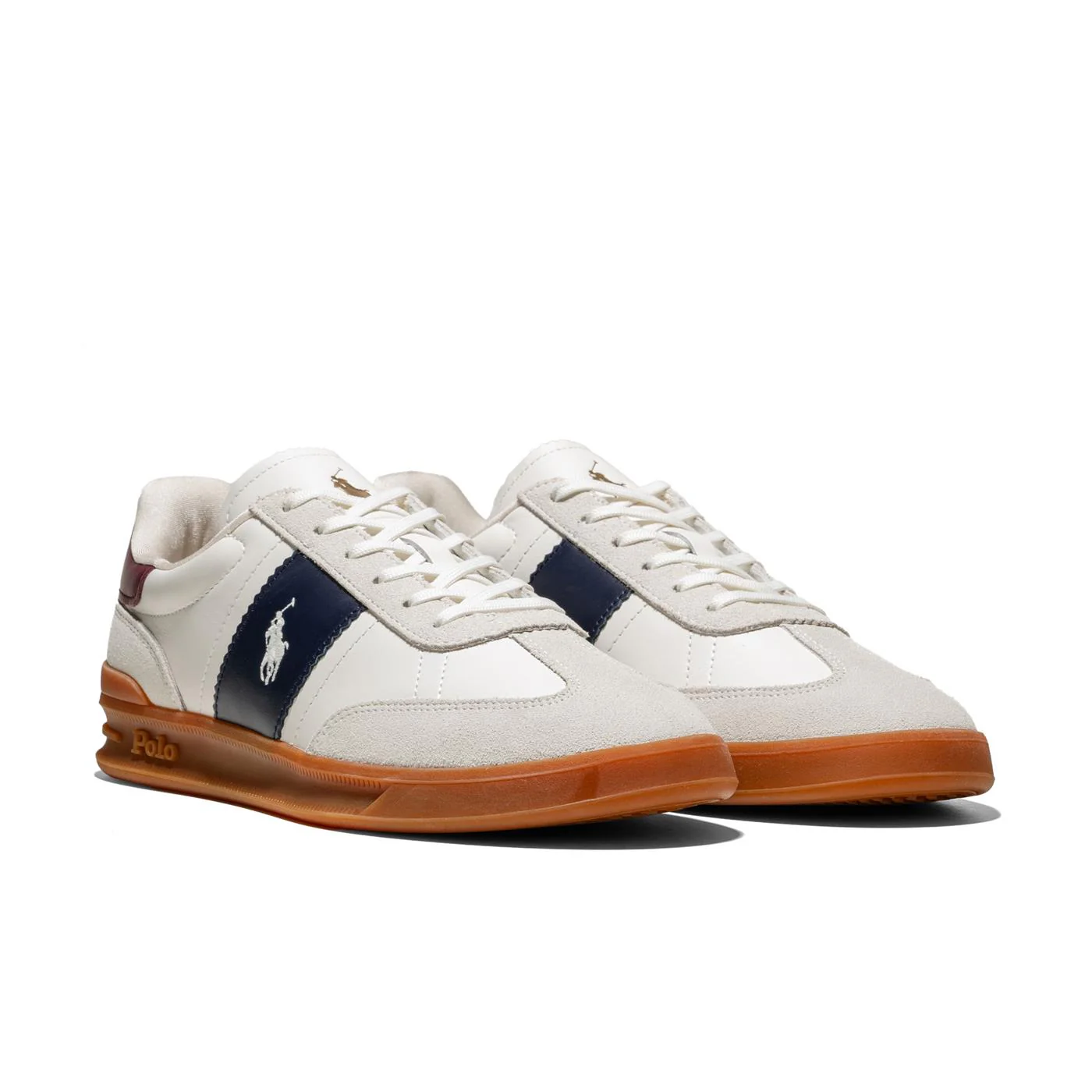 Polo Ralph Lauren Heritage Aera Bianco/Navy/Wine - Image 3