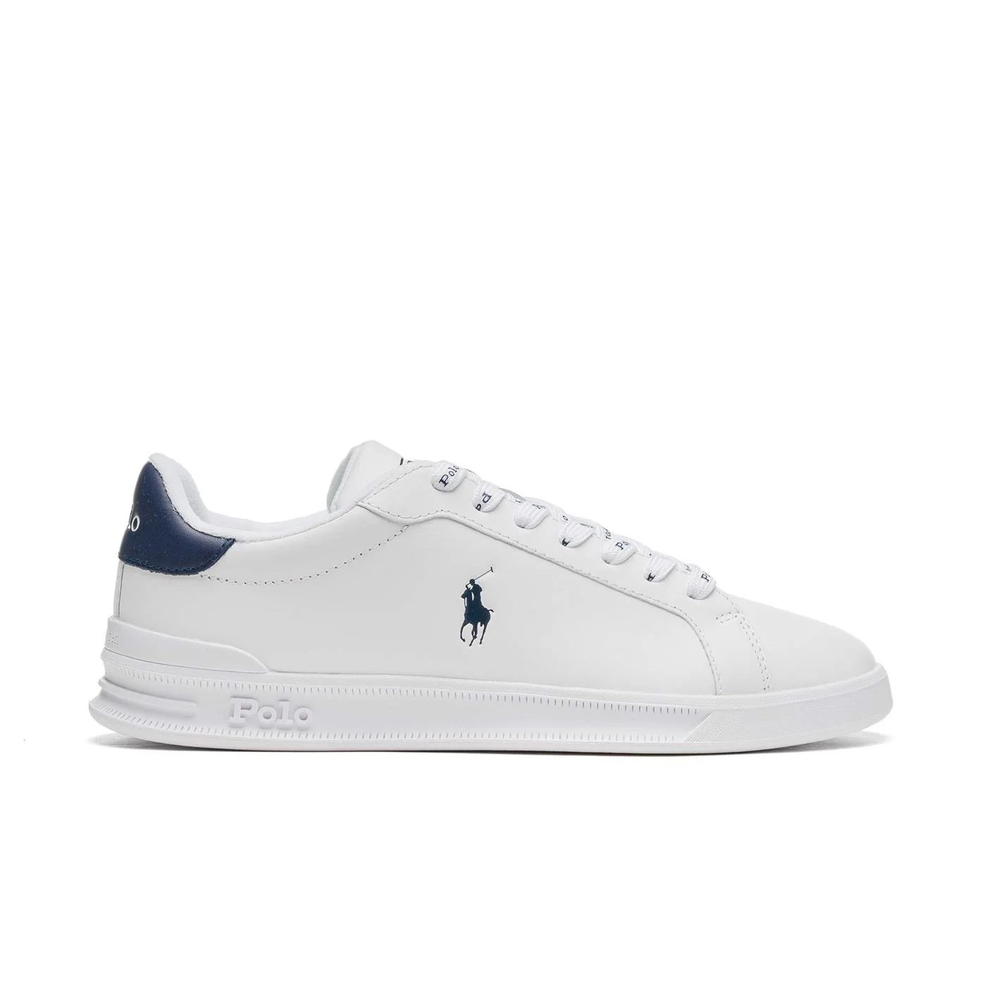 Polo Ralph Lauren Heritage Court II Leather White/Npt Navy
