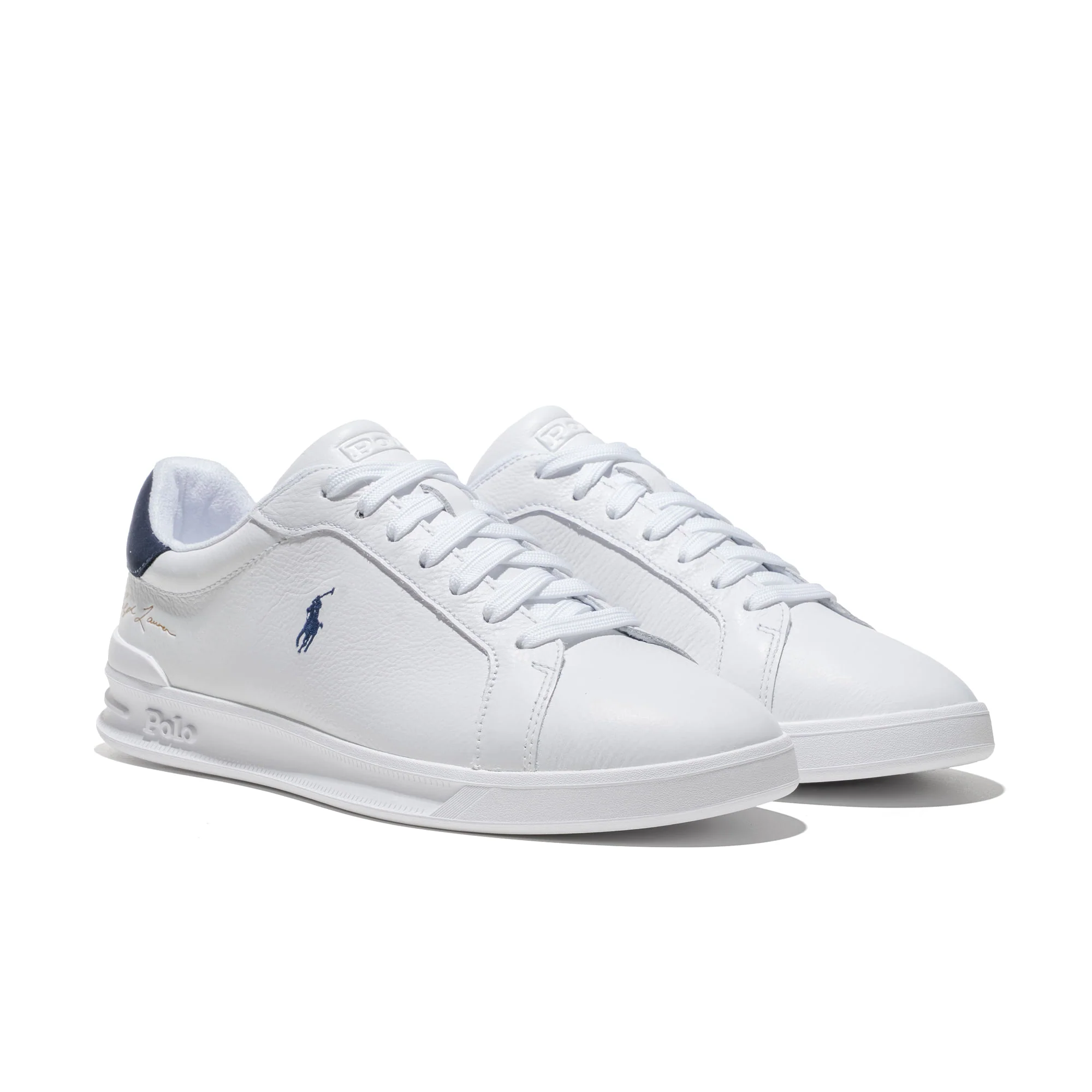 Polo Ralph Lauren Heritage Court II White/Hunter Navy - Image 3
