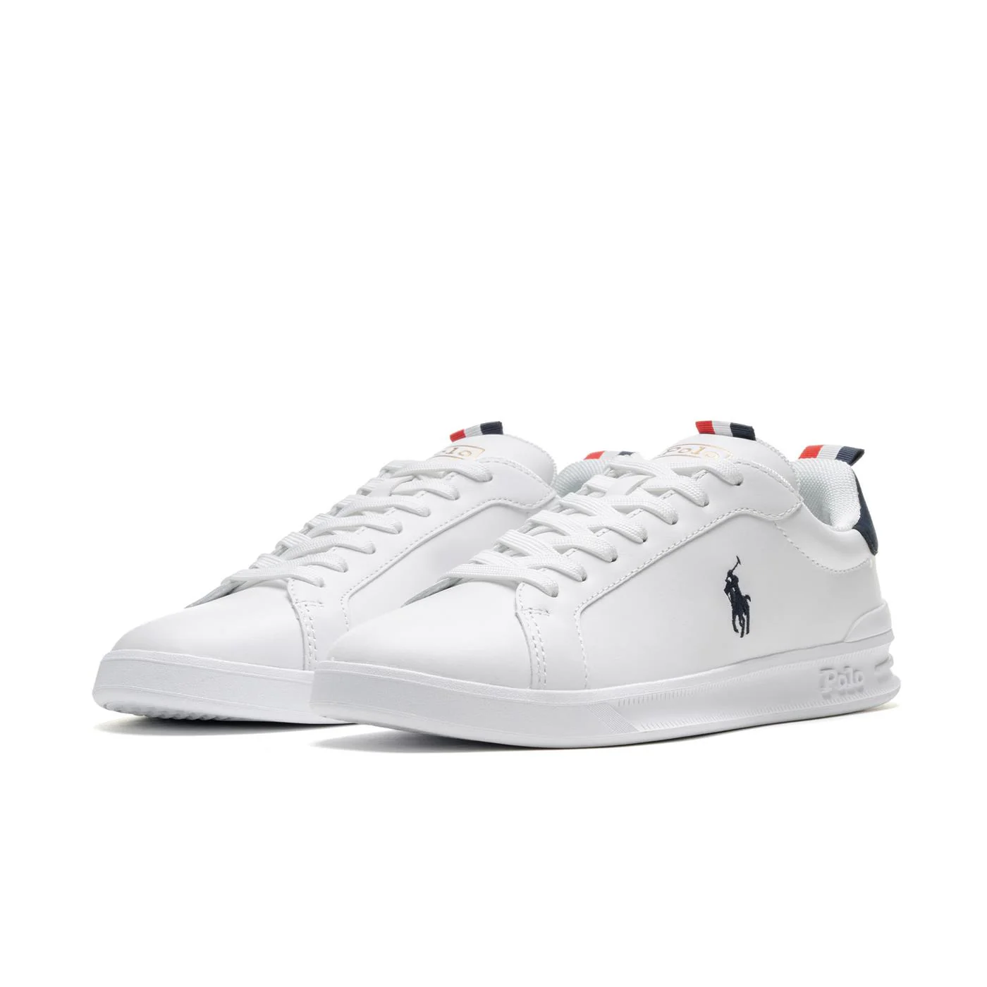 Polo Ralph Lauren Heritage Court II White/Navy/Red - Image 3
