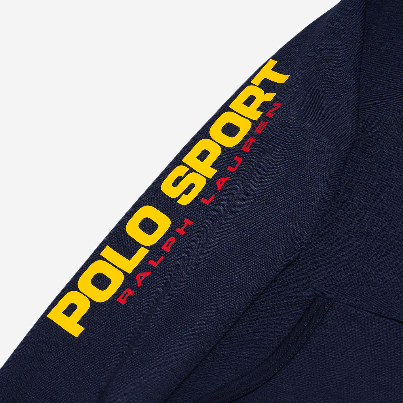 Polo Ralph Lauren Polo Sport Neon Fleece Hoodie Cruise Navy - Image 4