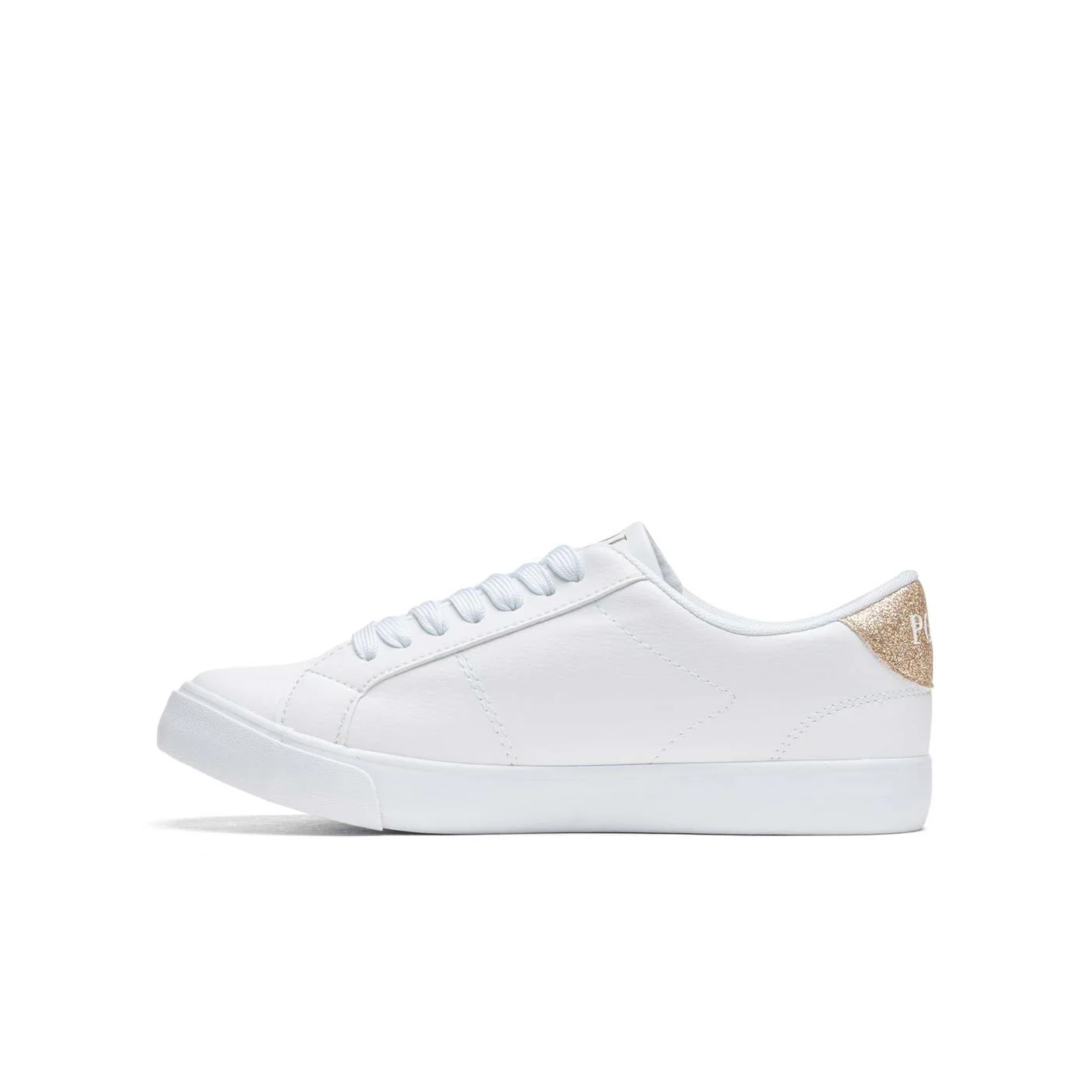 Polo Ralph Lauren Theron IV White Tumbled/Gold Glitter - Image 2