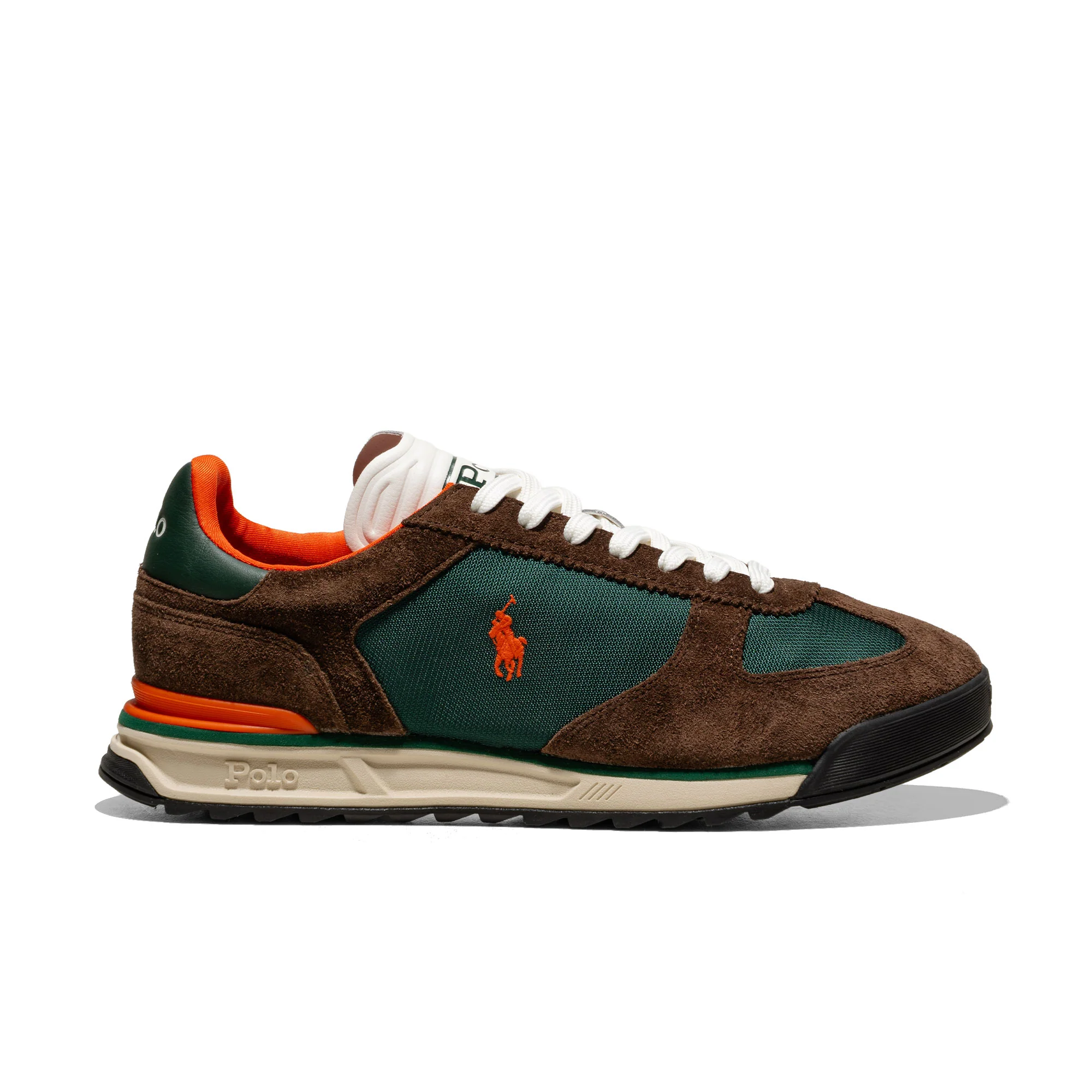 Polo Ralph Lauren Varick Chocolate Brown/Forest/Orange