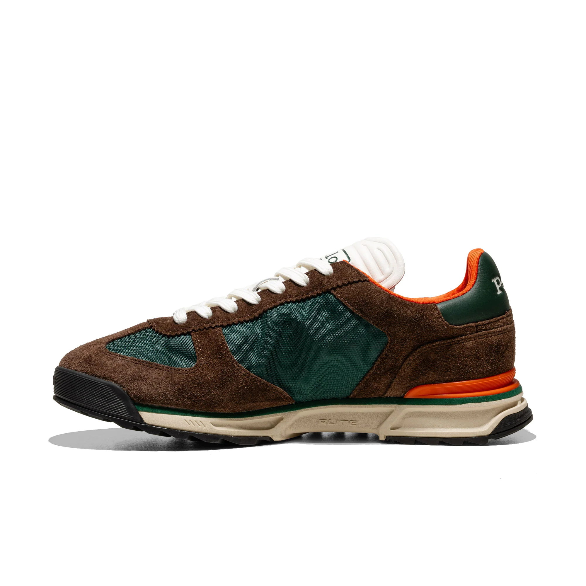 Polo Ralph Lauren Varick Chocolate Brown/Forest/Orange - Image 3