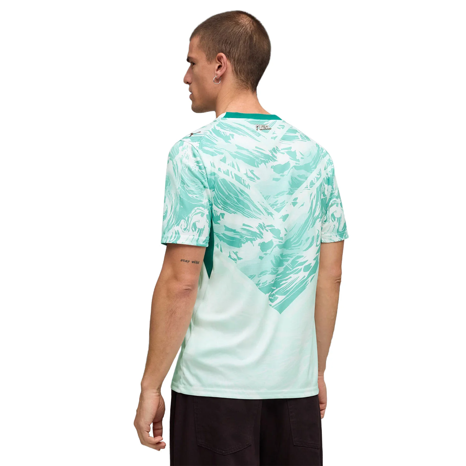 Puma FPF Away Jersey Replica Puma White/Green Lagoon - Image 2
