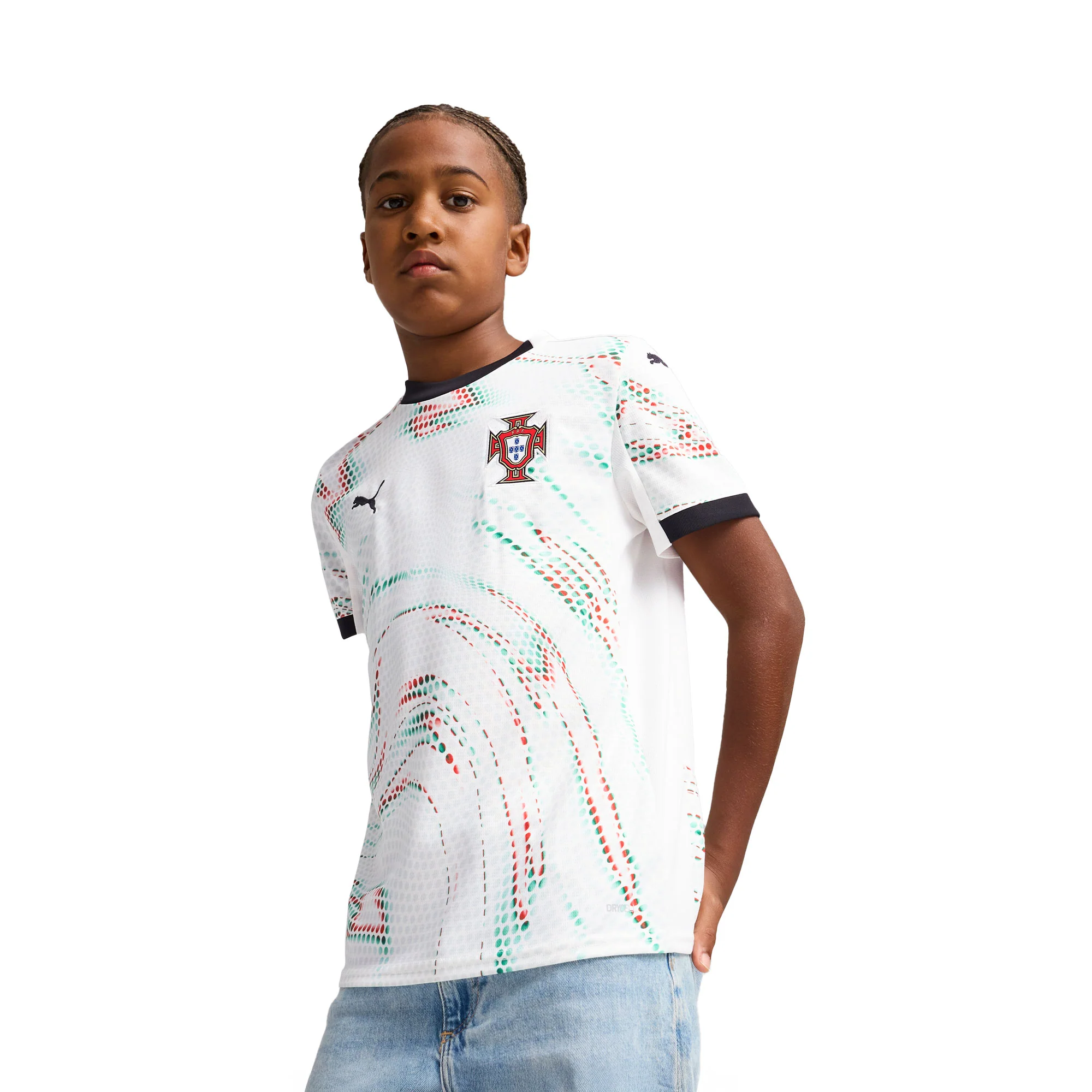 Puma FPF Home Jersey Replica Jr Puma White/Puma Black