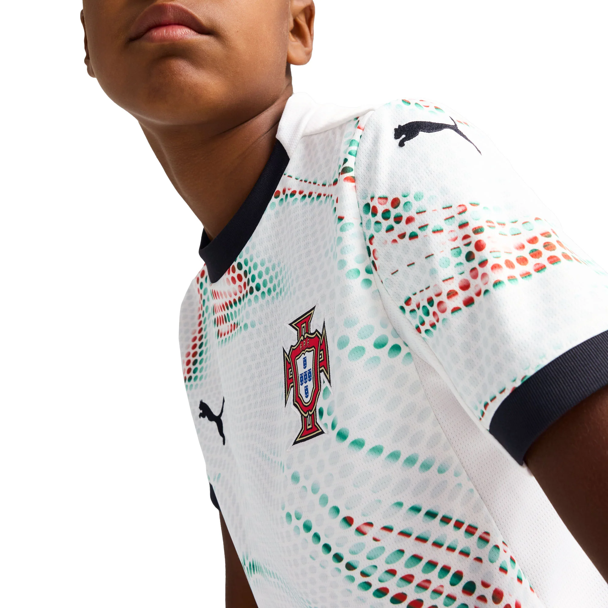 Puma FPF Home Jersey Replica Jr Puma White/Puma Black - Image 2