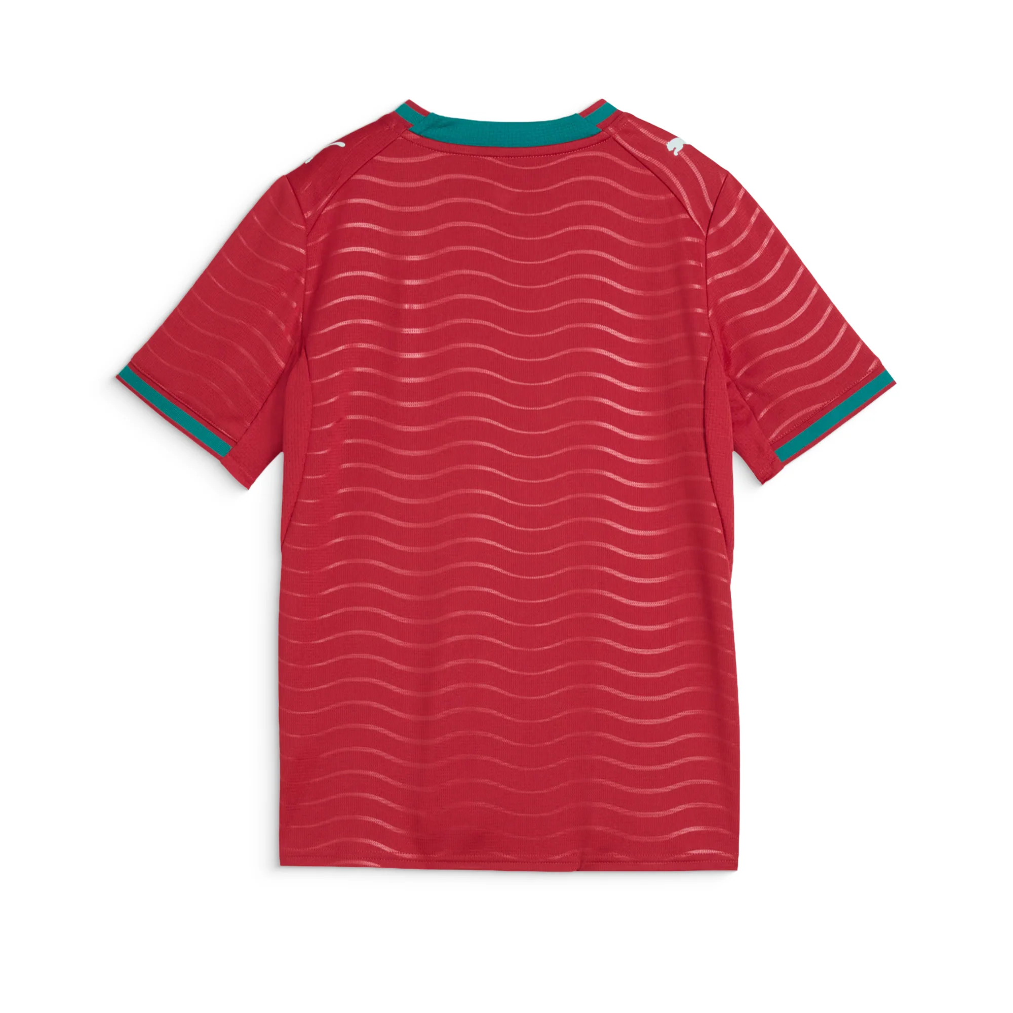 Puma FPF Youth Home Jersey Replica Club Red/Green Lagoon - Image 5