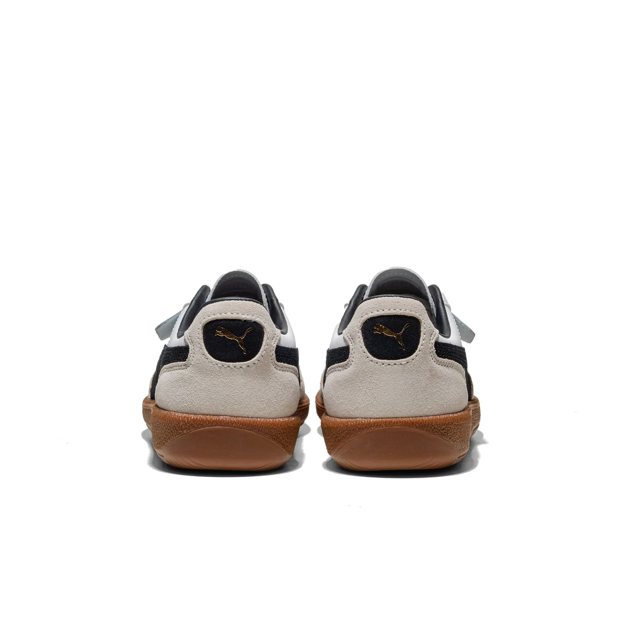 Puma Palermo Leather Jr Puma White/Vapor Gray-Gum - Image 4