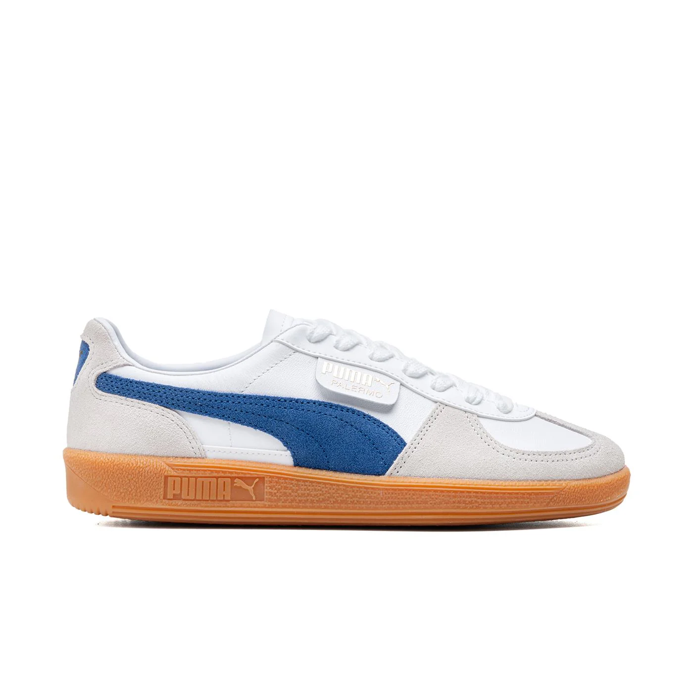 Puma Palermo Leather Puma White/Vapor Gray-Clyde