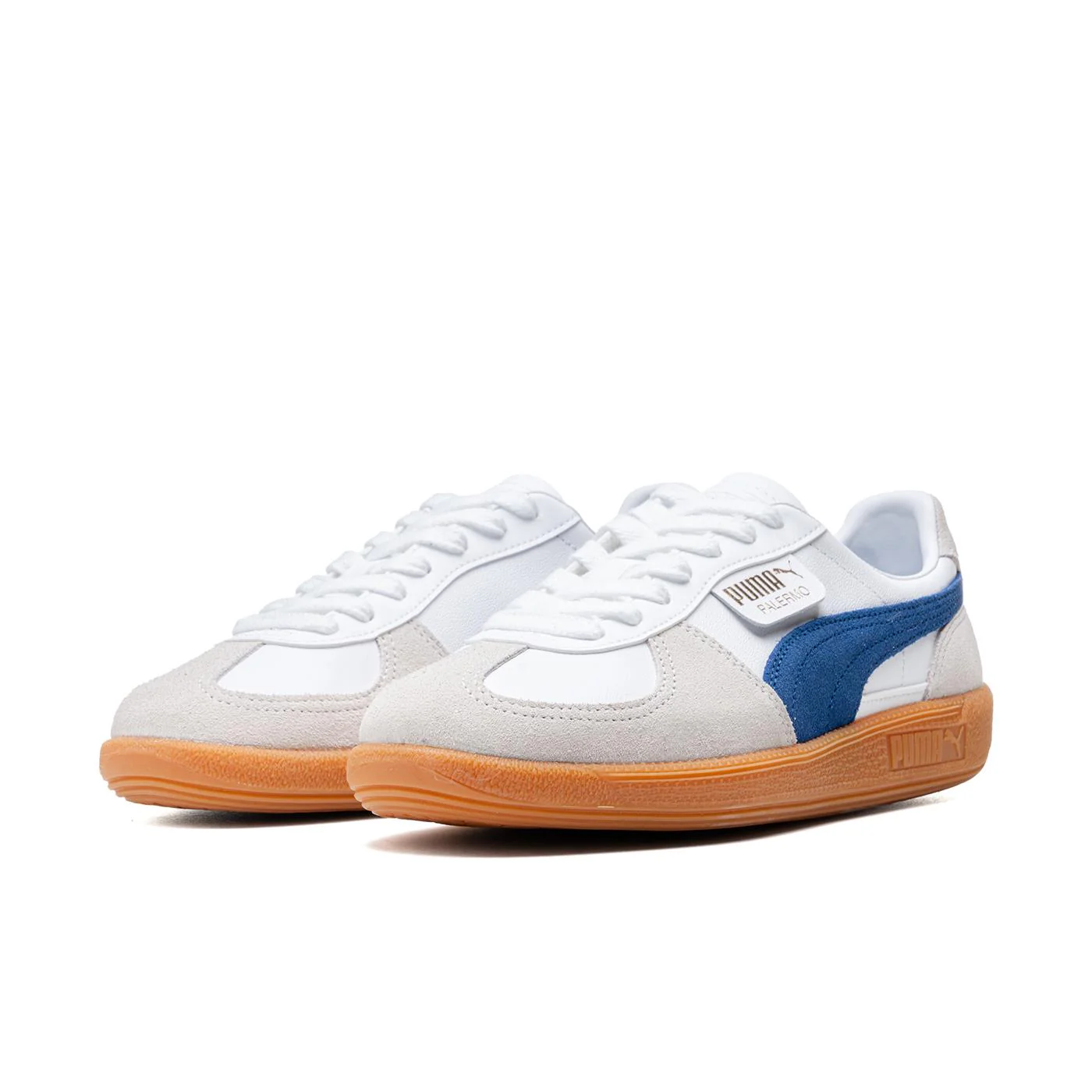 Puma Palermo Leather Puma White/Vapor Gray-Clyde - Image 3