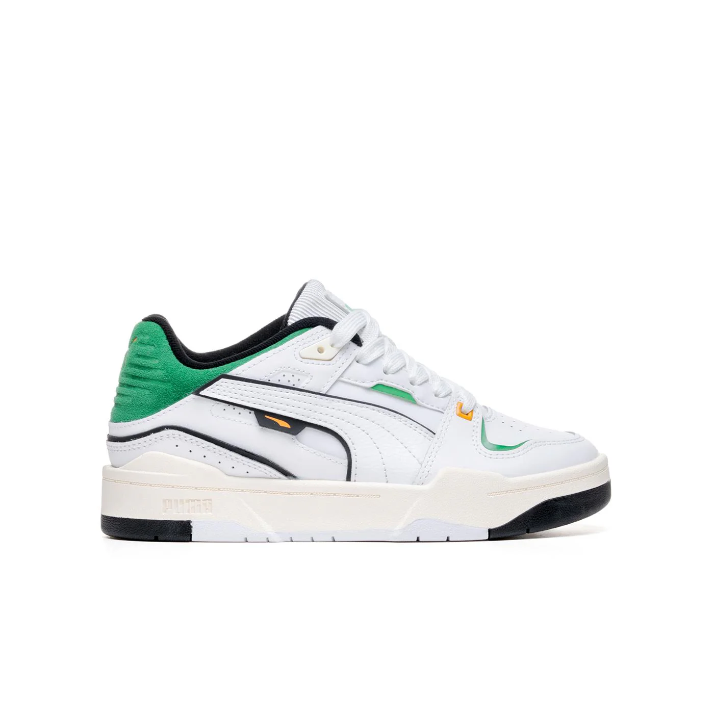 Puma Slipstream BBall Jr Puma White/Archive Green