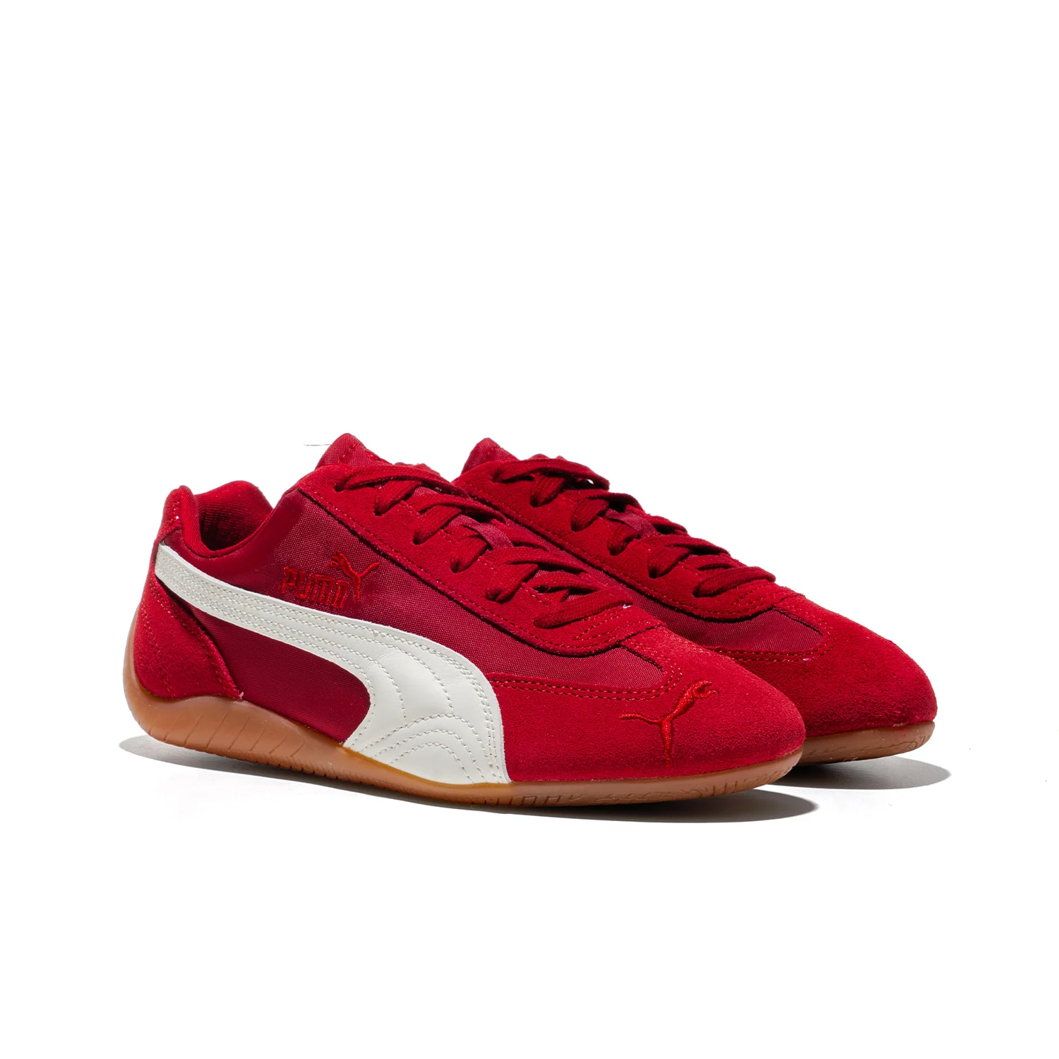 Puma Speedcat Nylon Dark Crimson/Puma White - Image 3