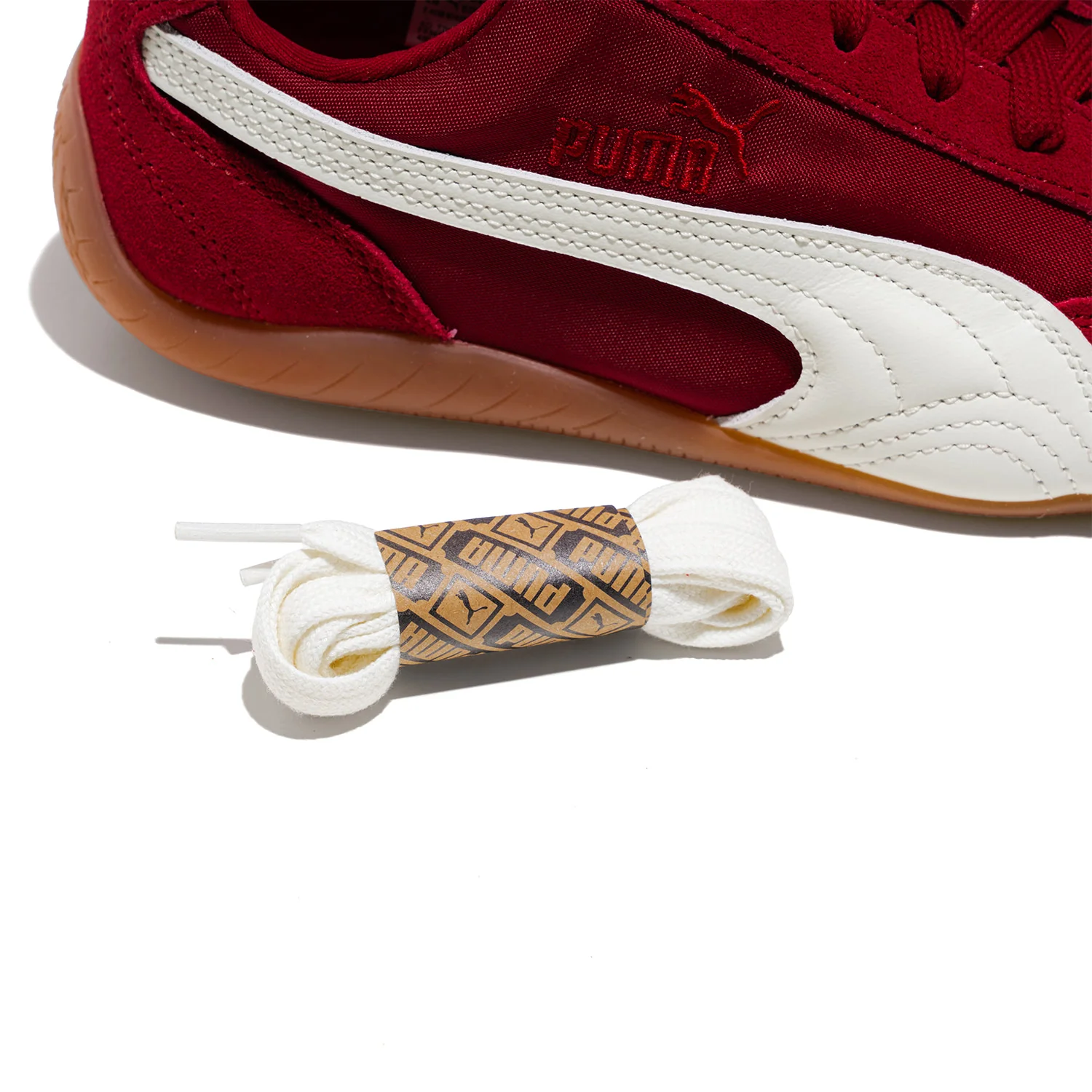 Puma Speedcat Nylon Dark Crimson/Puma White - Image 7