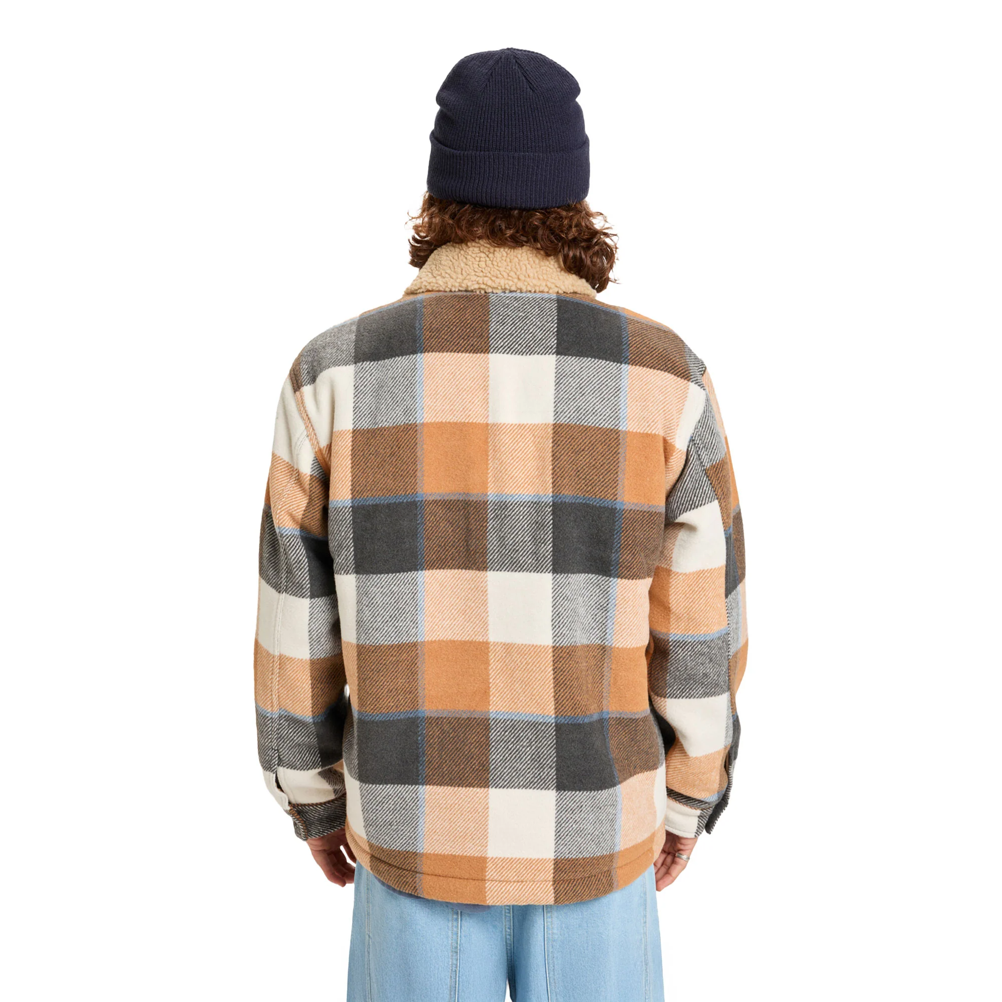 Quiksilver DNA Sherpa Jacket Almond Sherpa Harrington - Image 2