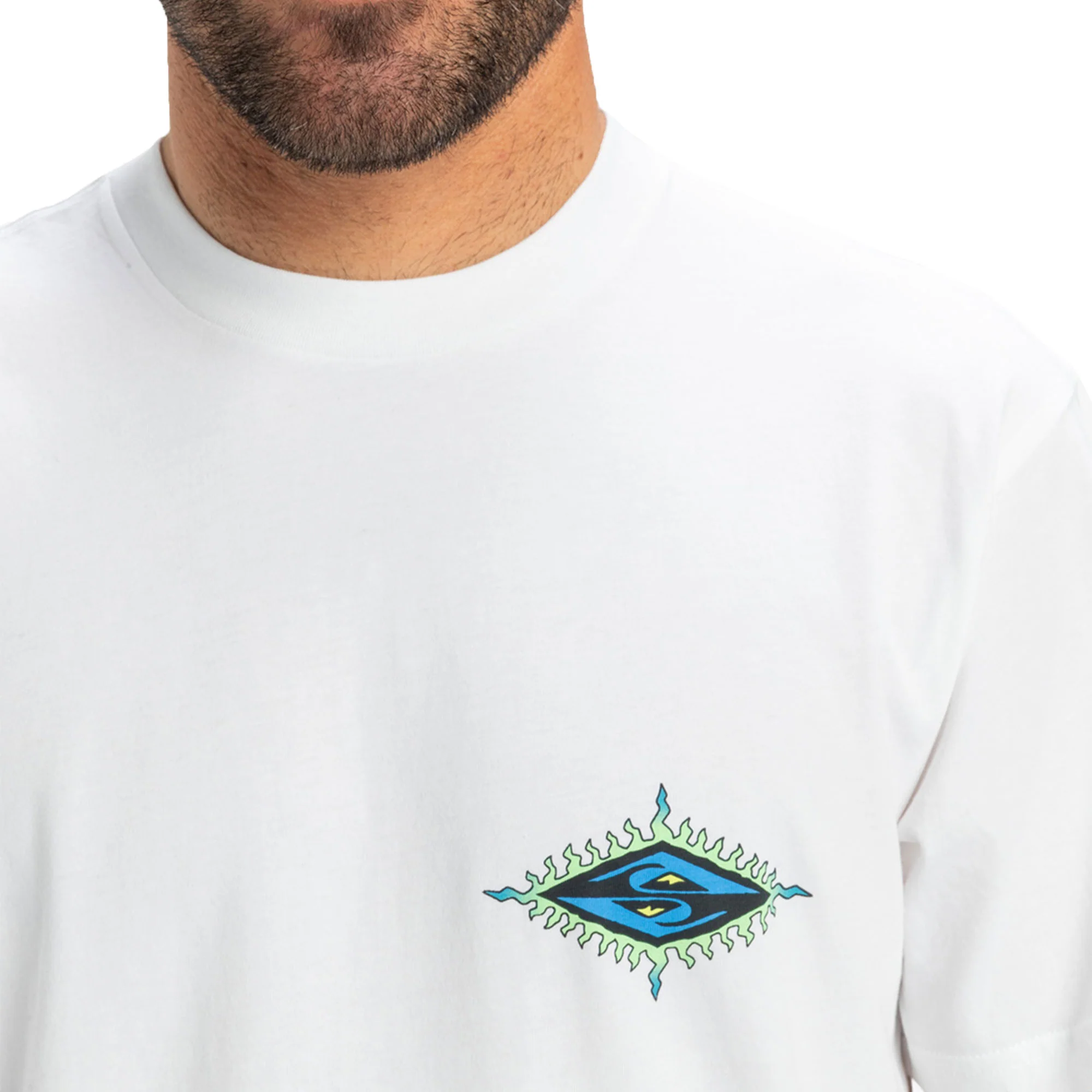 Quiksilver Ev Beach Blast SS Tee White - Image 3