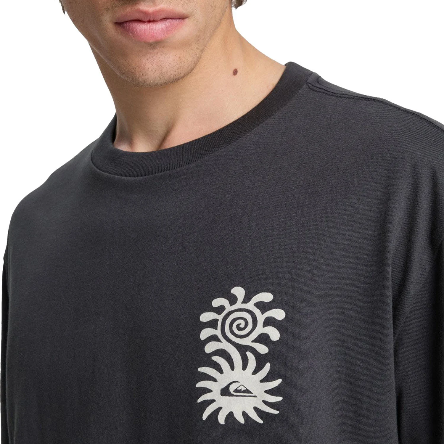 Quiksilver Evo Blossom Of Peace SS Tee Tarmac - Image 4