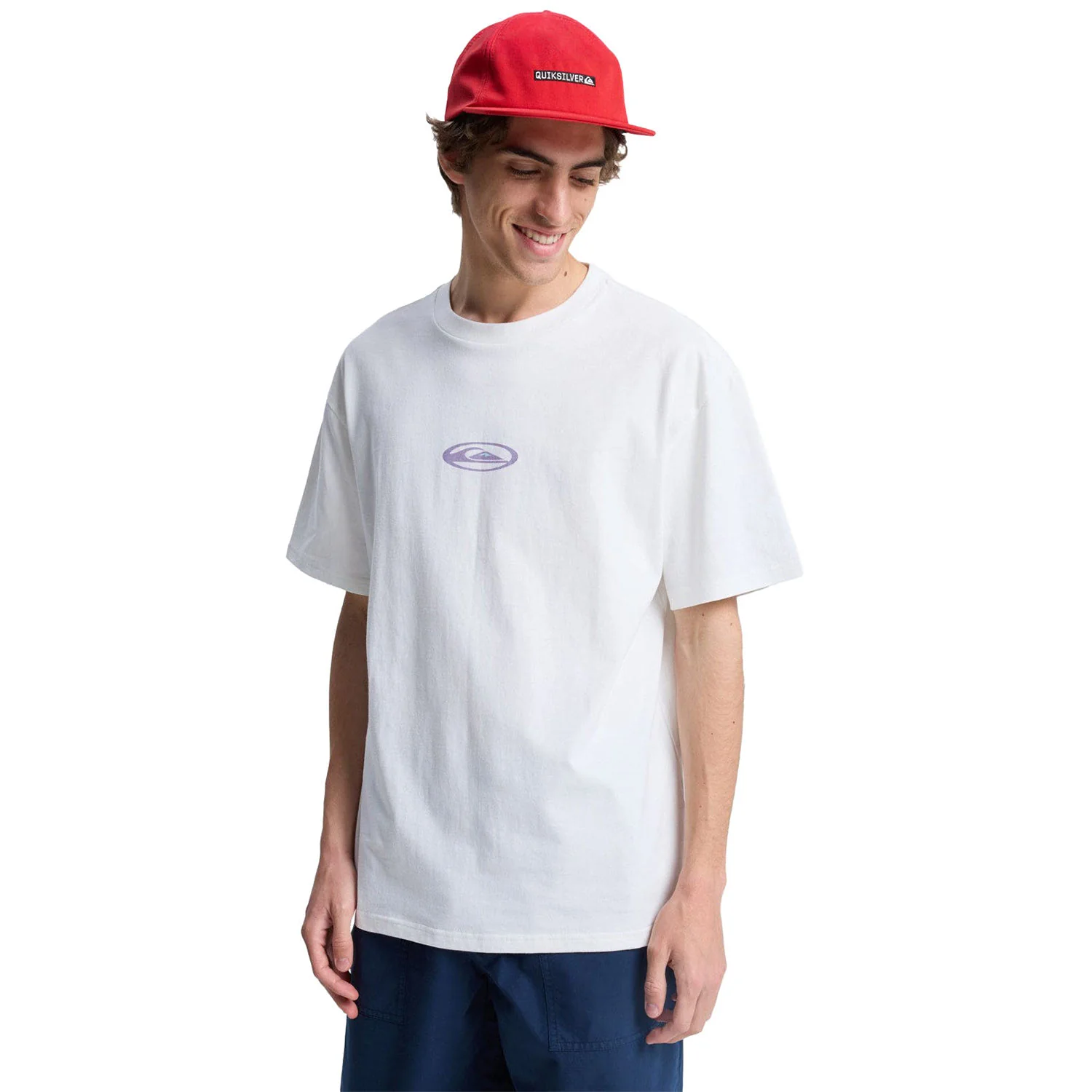 Quiksilver Flowers Surfing SS Tee Snow White