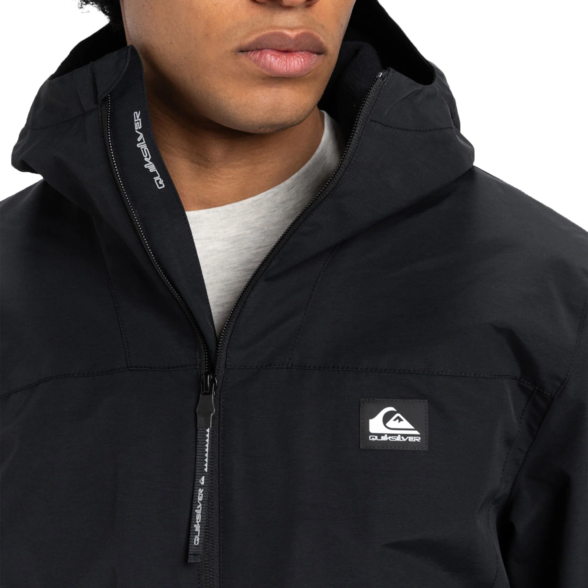 Quiksilver Overcast 3K Warm Jacket Black - Image 3