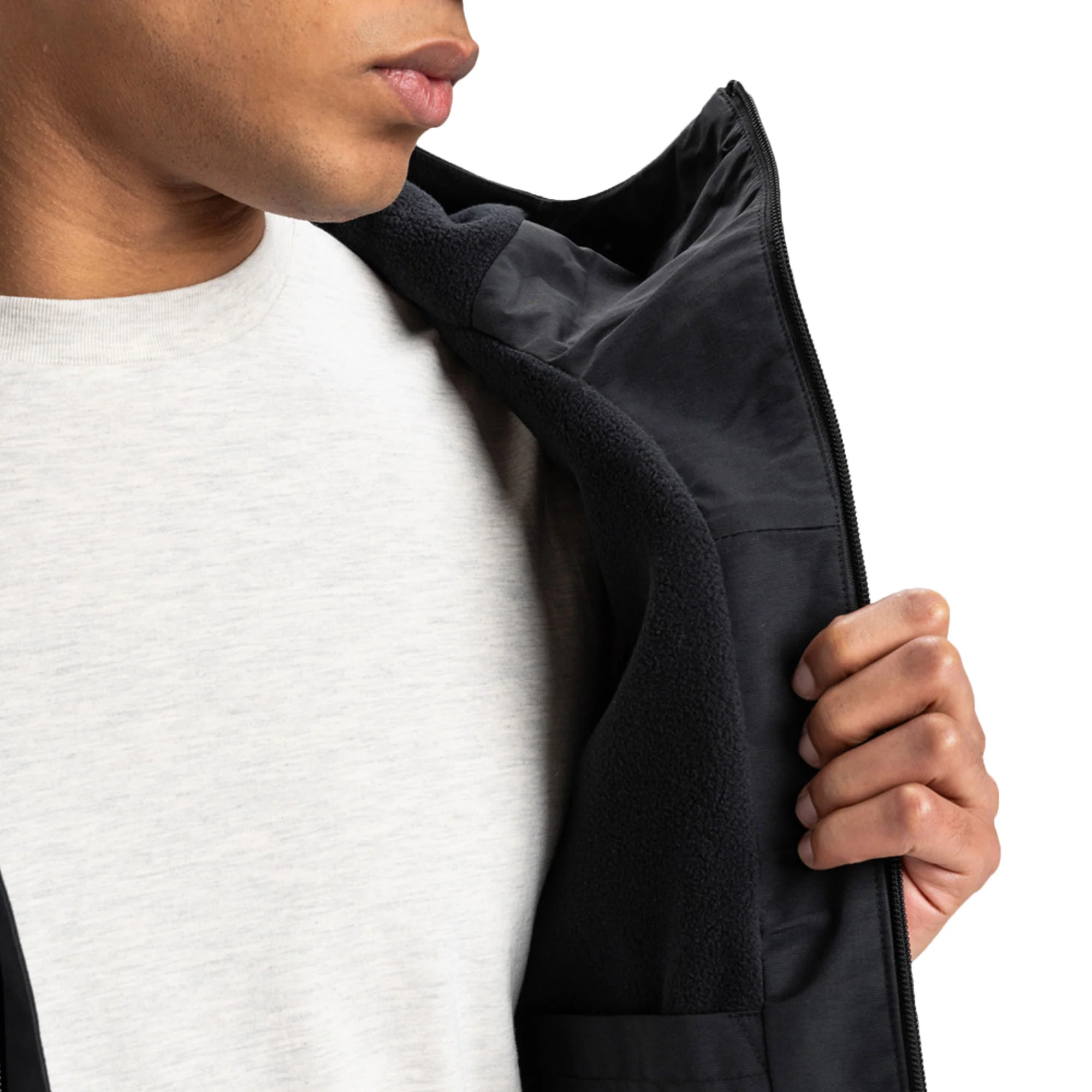 Quiksilver Overcast 3K Warm Jacket Black - Image 4