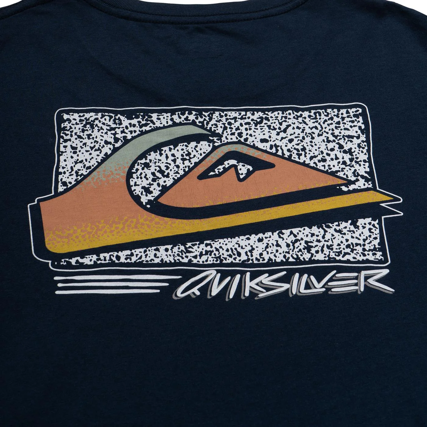 Quiksilver Retro Fade SS T-Shirt Navy Blazer - Image 2