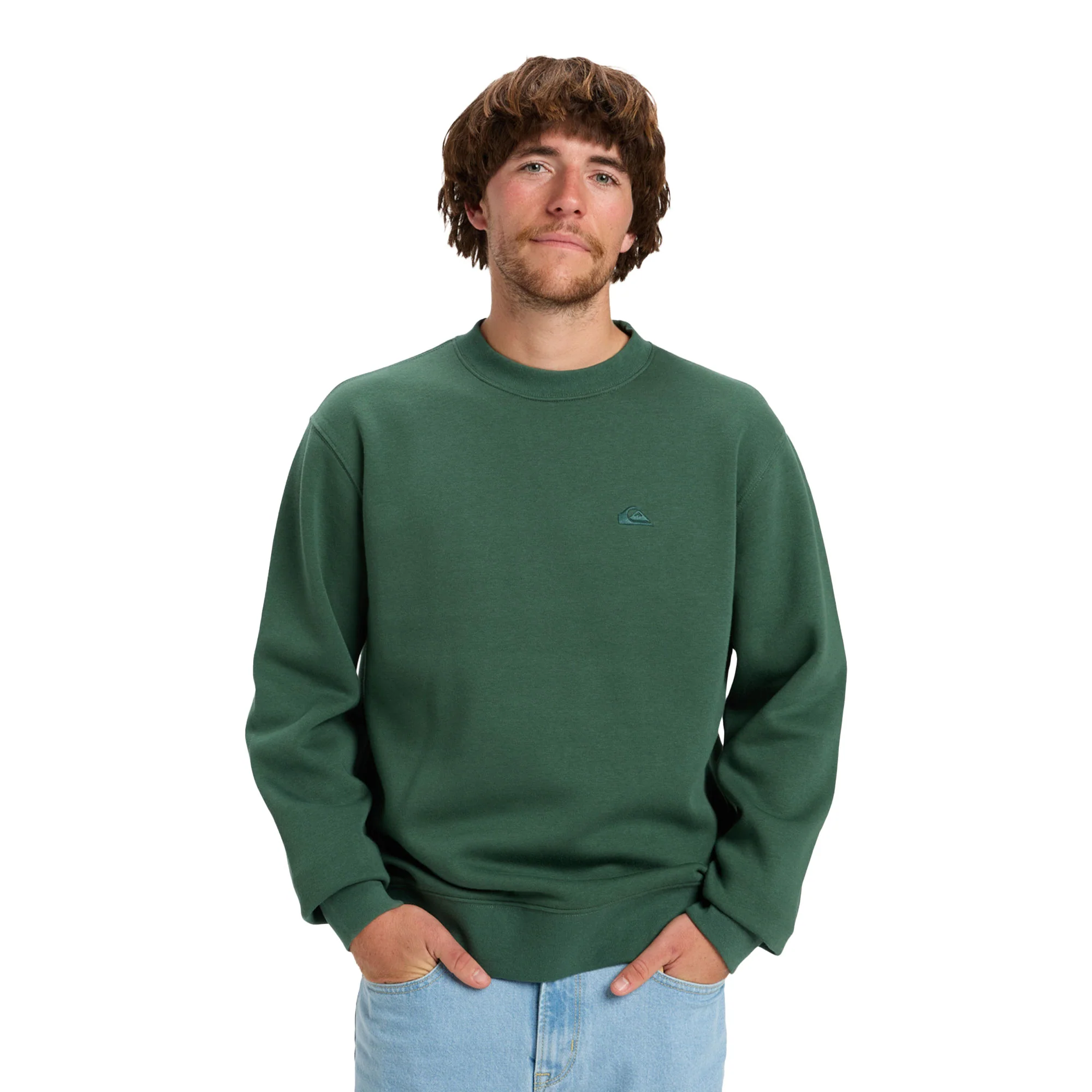 Quiksilver Salt Water Crew Trekking Green