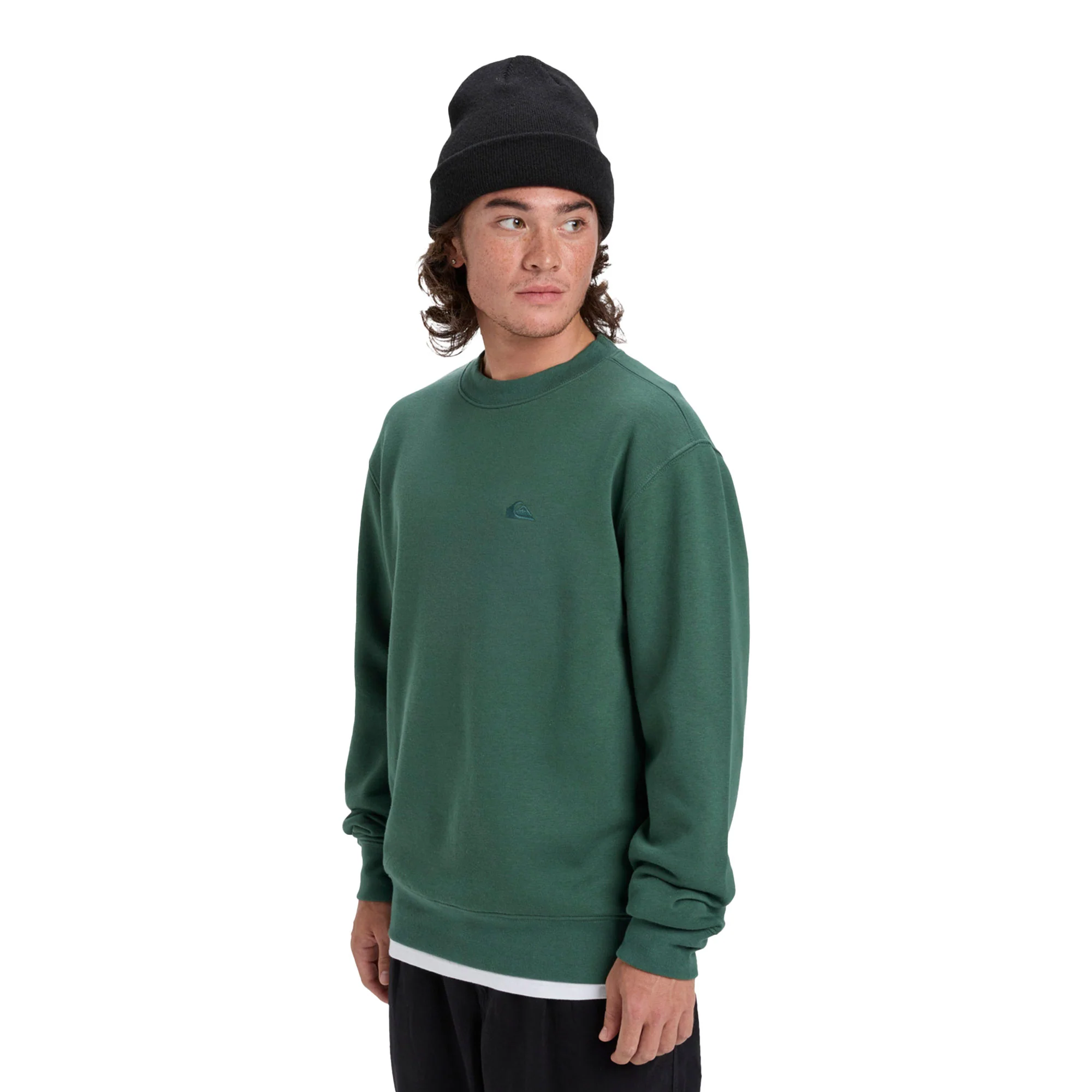 Quiksilver Salt Water Crew Trekking Green - Image 3