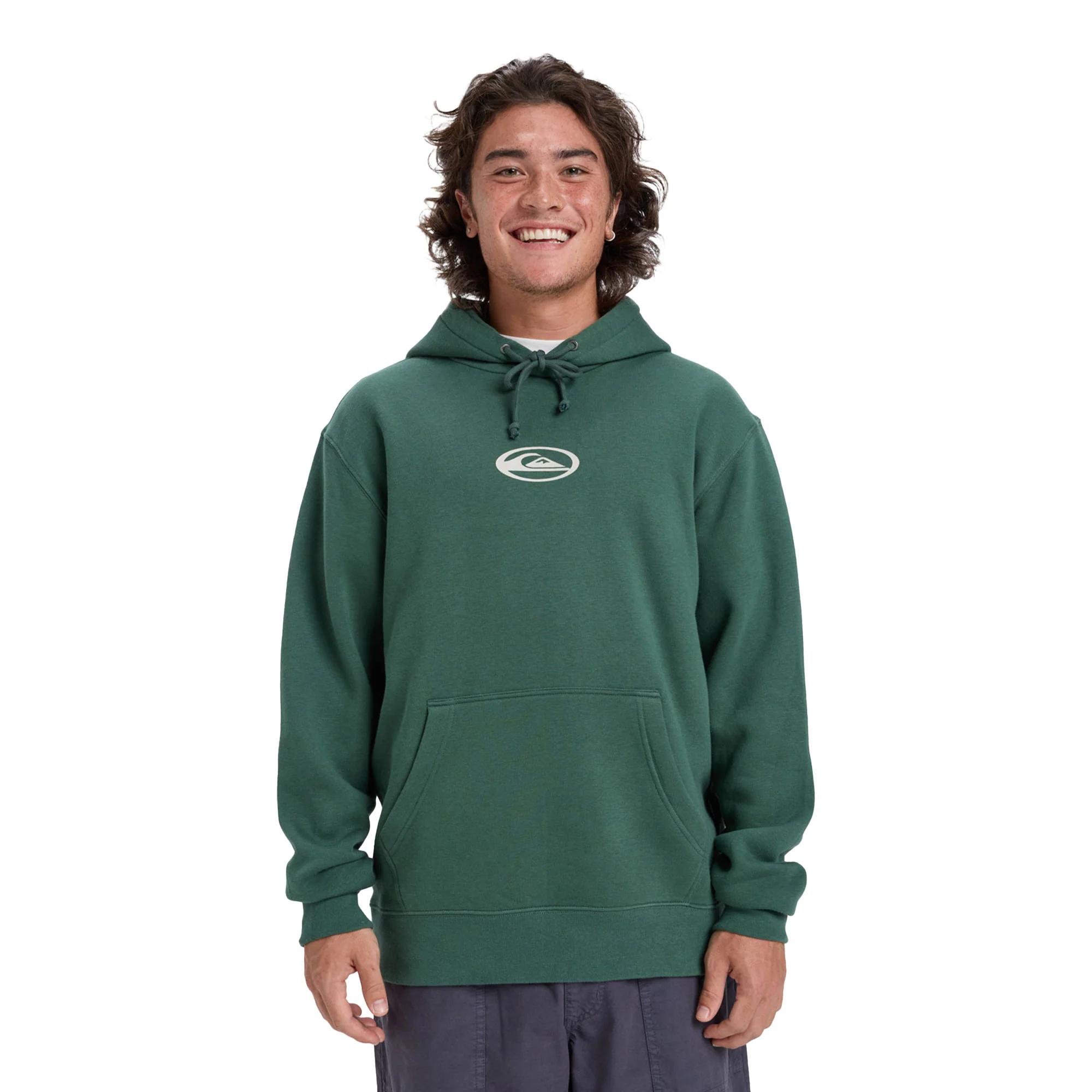Quiksilver Salt Water Graphic Hood Trekking Green - Image 2