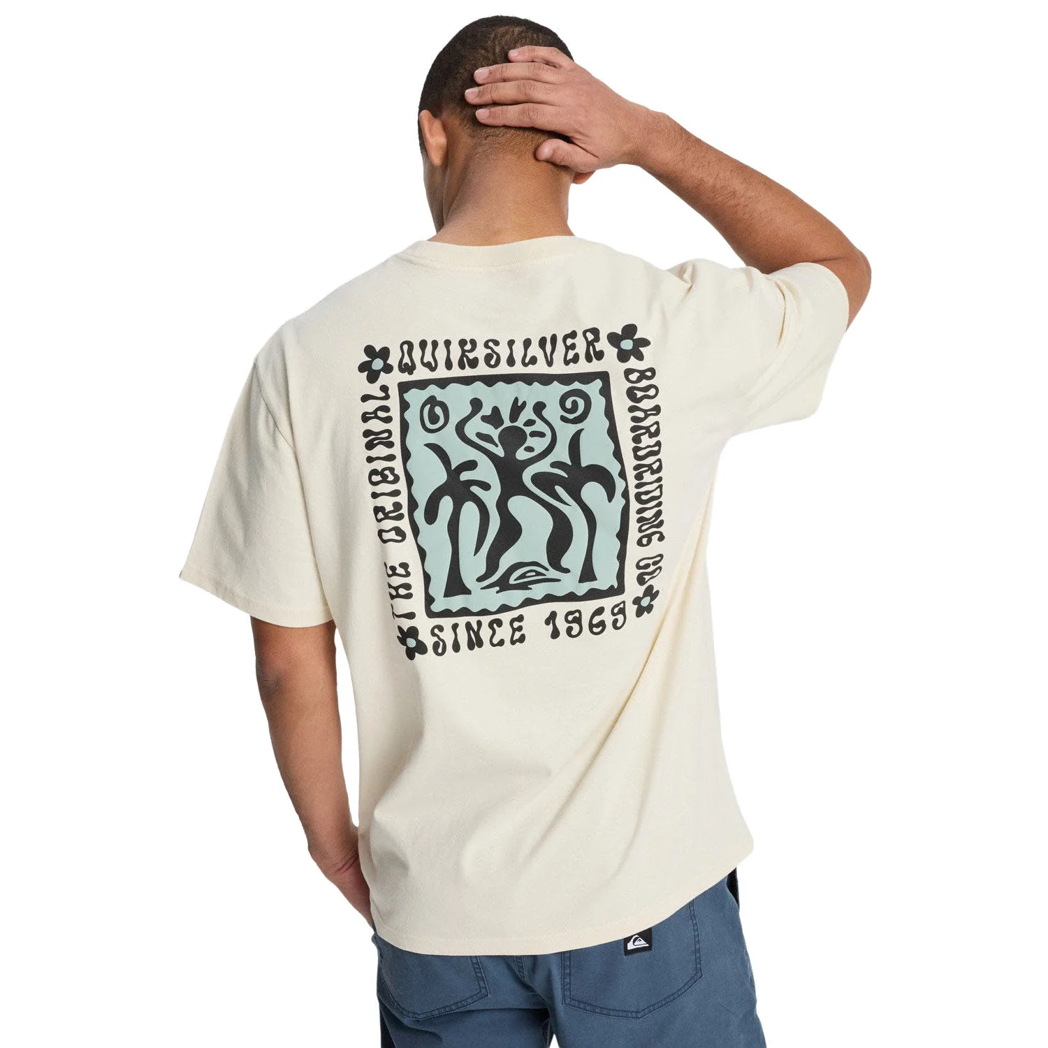 Quiksilver Serenity Splash SS Tee Bone White - Image 2