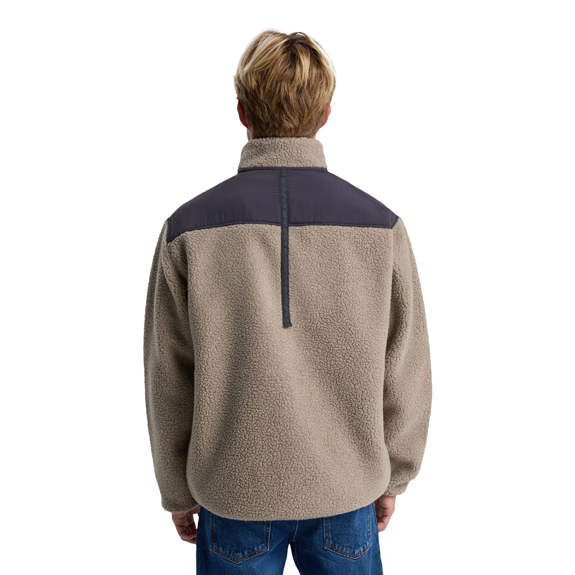 Quiksilver Shallow Water Sherpa Jacket Fallen Rock - Image 2