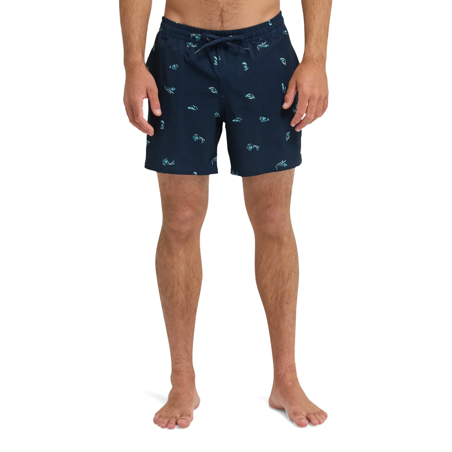 Quiksilver Stretch Printed Volley 16 Dark Navy Spaced Out