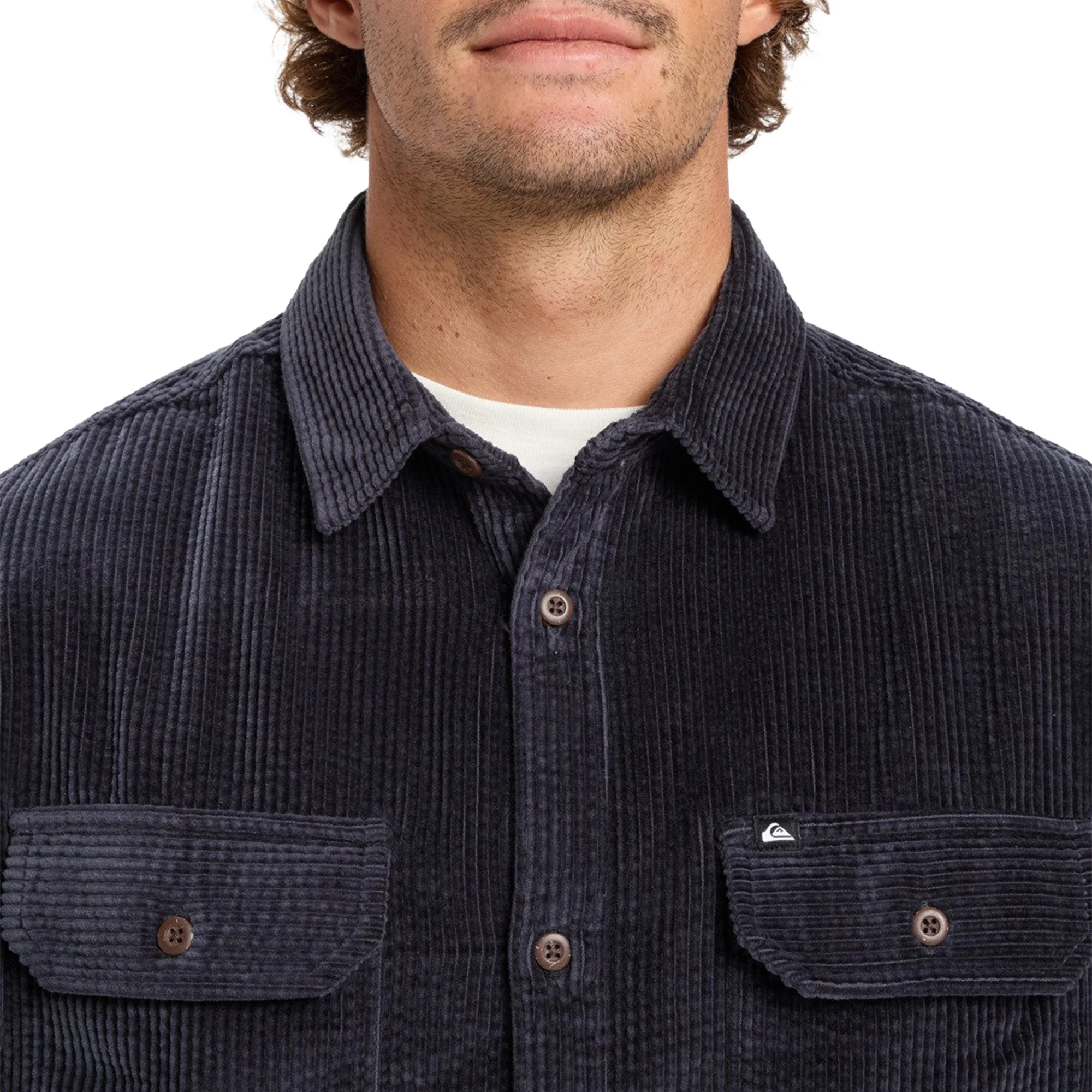 Quiksilver Venture Cord Shirt India Ink - Image 3