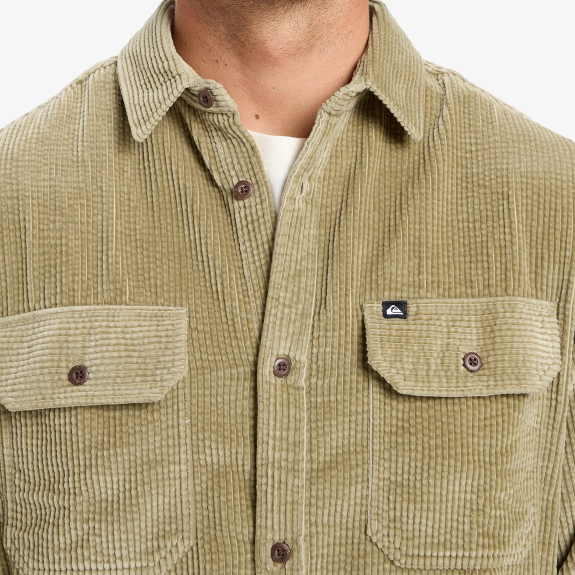 Quiksilver Venture Cord Shirt Sponge - Image 3