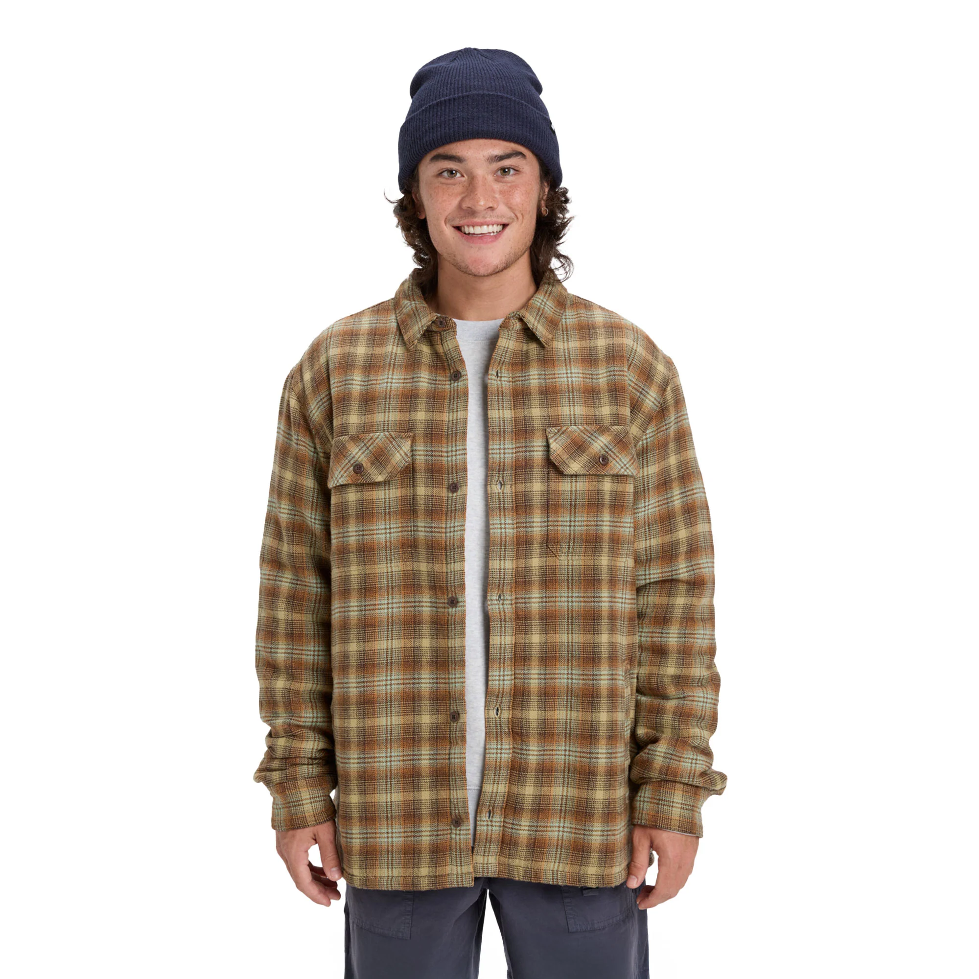 Quiksilver Venture Sherpa Shirt Almond Venture