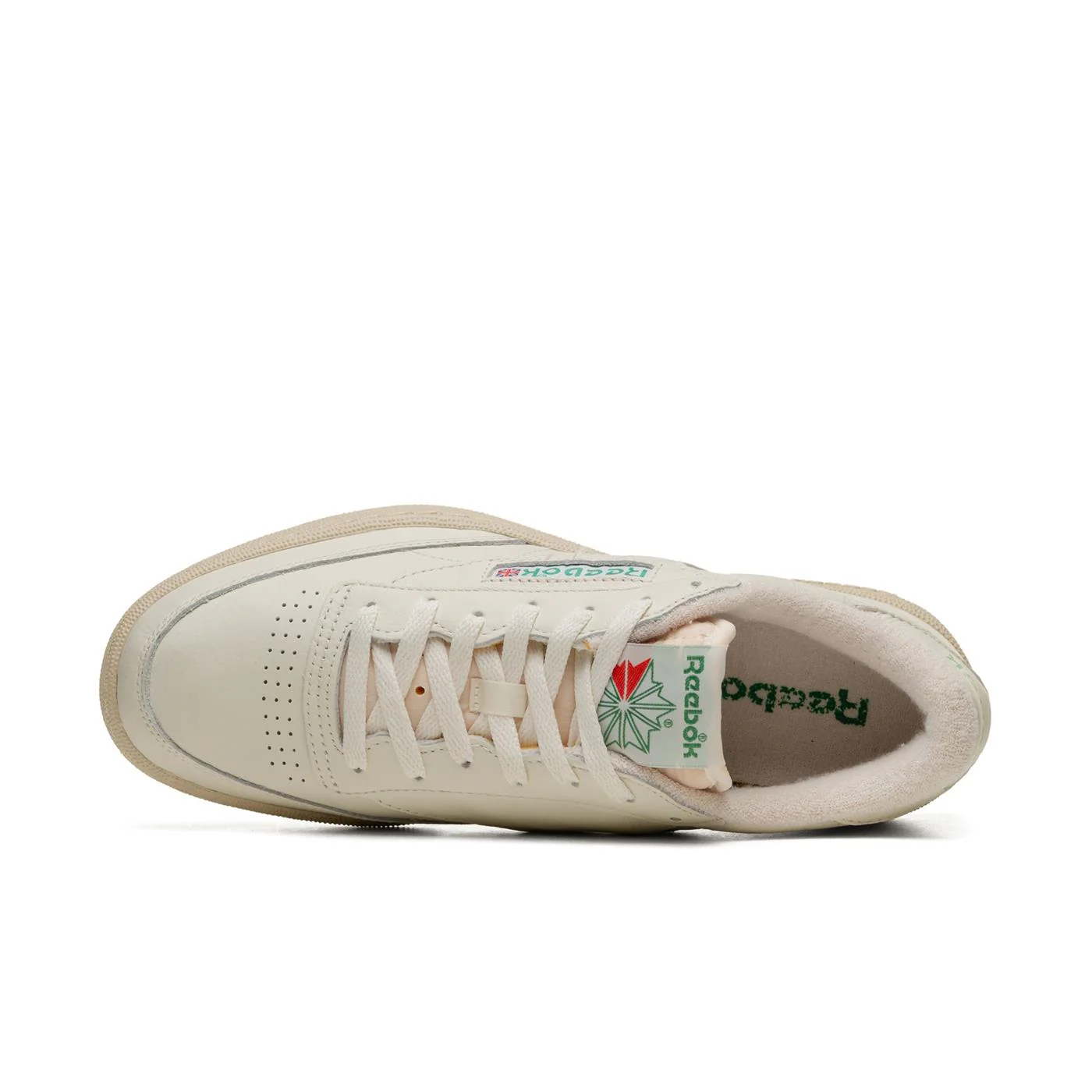 Reebok Club C 85 Vintage Top-Chalk/Paperwhite/Glen Green - Image 5