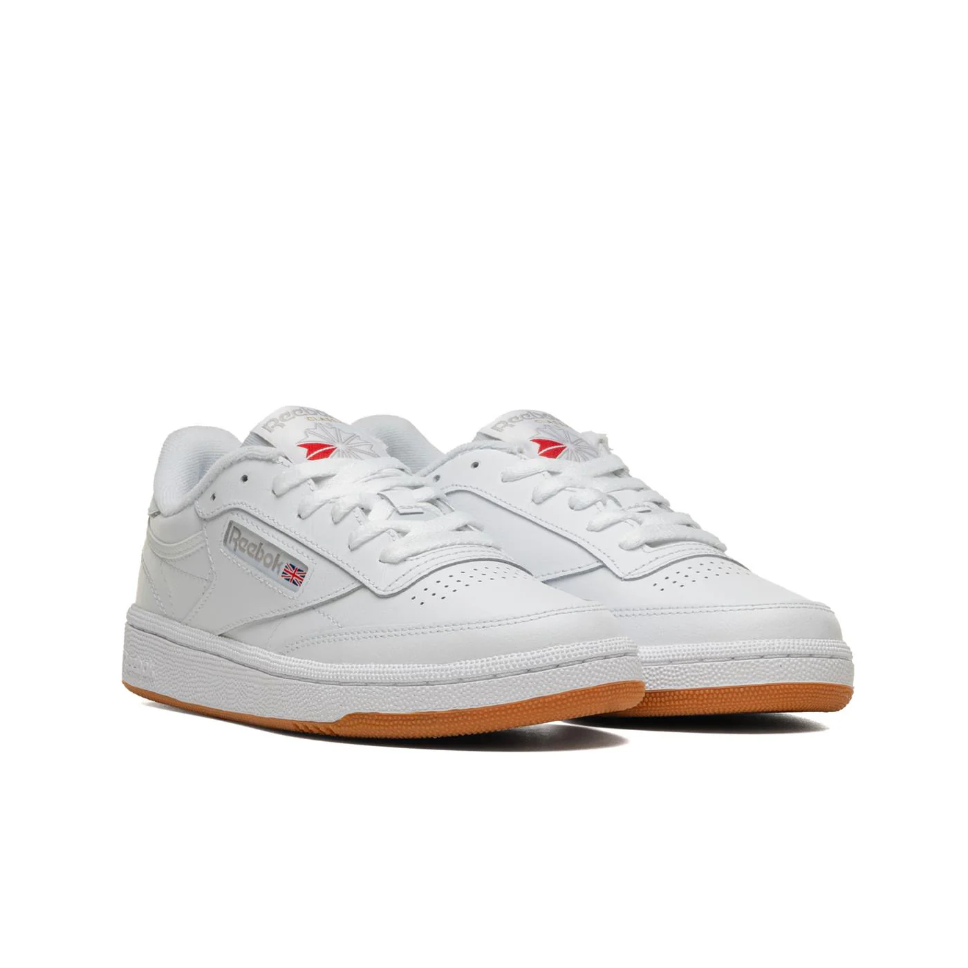 Reebok Club C 85 White/Light Grey/Gum - Image 3