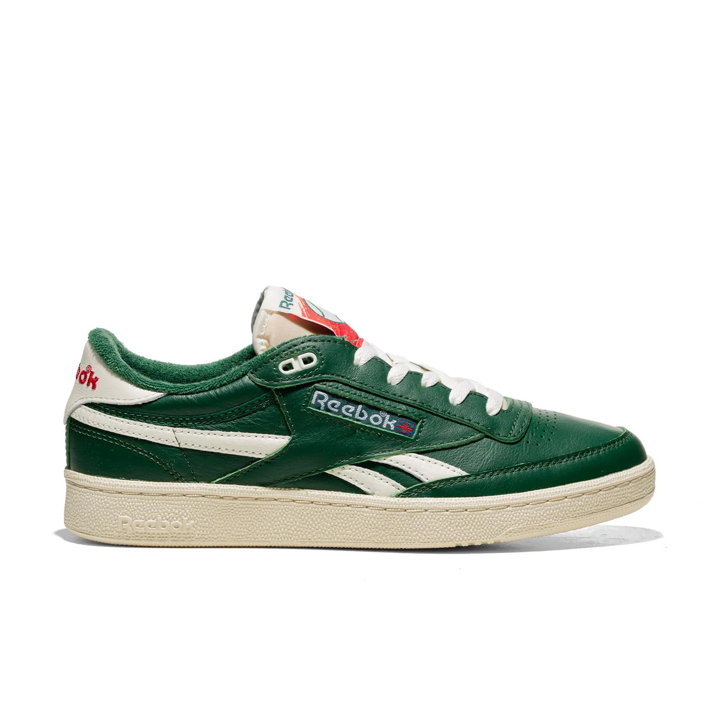 Reebok Club C Revenge Vintage Dark Green/Chalk/Neon Cherry